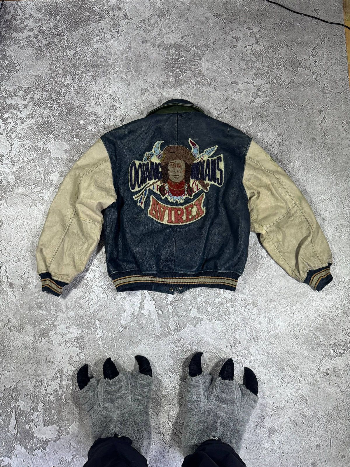 Avirex Vintage AVIREX LEAther Jacket Indian Oorang size M USA Size US M / EU 48-50 / 2 - 1 Thumbnail