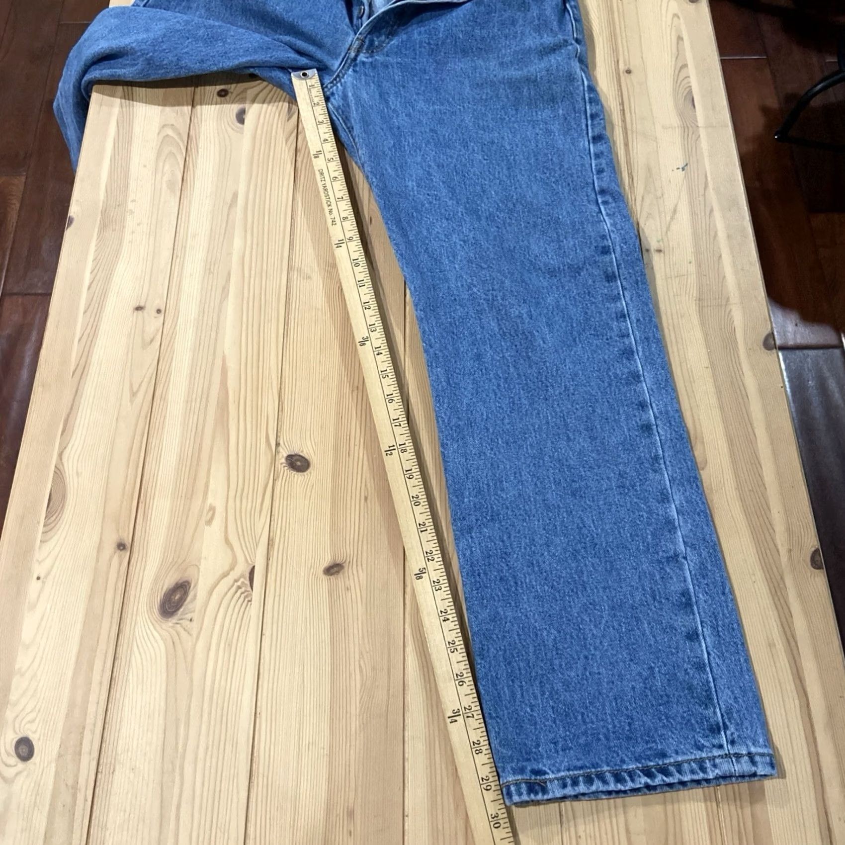 Levi's VINTAGE Levi's 501 XX Jeans Men 33x30 Button Fly Medium Wash Regular 5-Pocket Denim Blue 90s Style Size US 33 - 5 Thumbnail