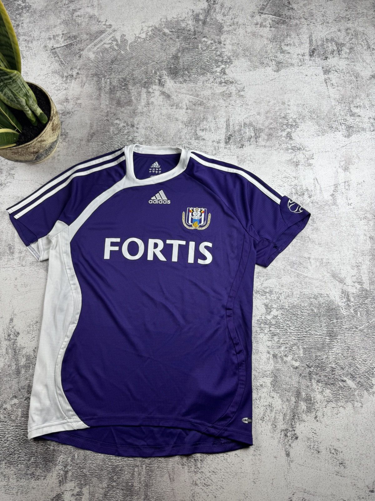 Adidas Anderlecht 2006 2008 Home Adidas Vintage Belgium Soccer Football Shirt Jersey Size US S / EU 44-46 / 1 - 3 Thumbnail