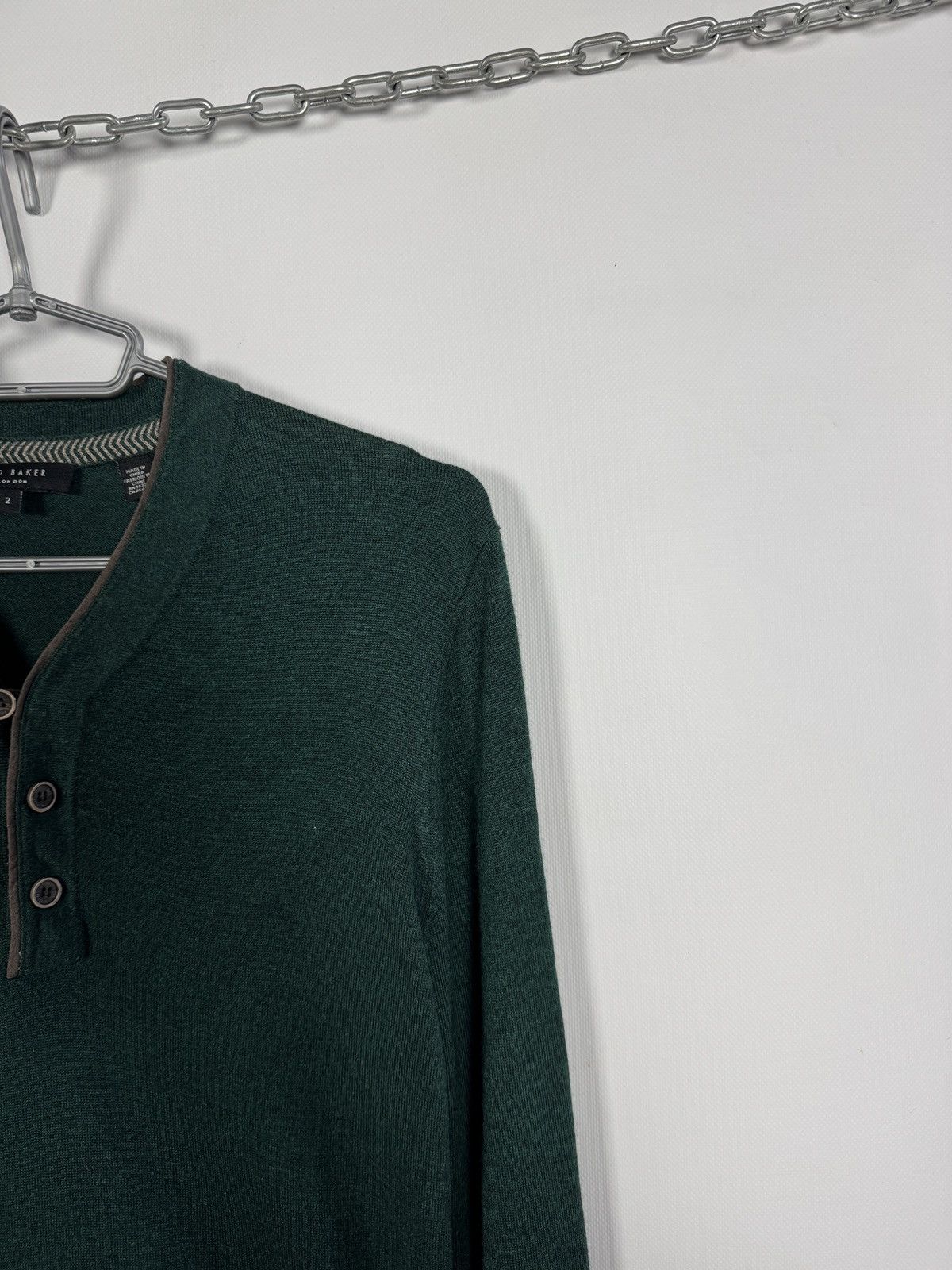 Ted Baker Ted Baker London Henley Sweater Lightweight Pullover Size 2 Size US XS / EU 42 / 0 - 2 Thumbnail