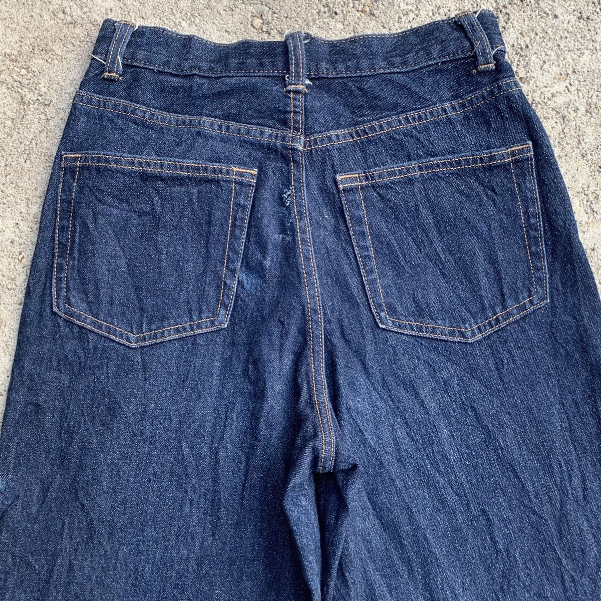 GU Wide Leg Baggy Japanese Brand Jeans Pants W26 Size 26" / US 2 / IT 38 - 5 Thumbnail