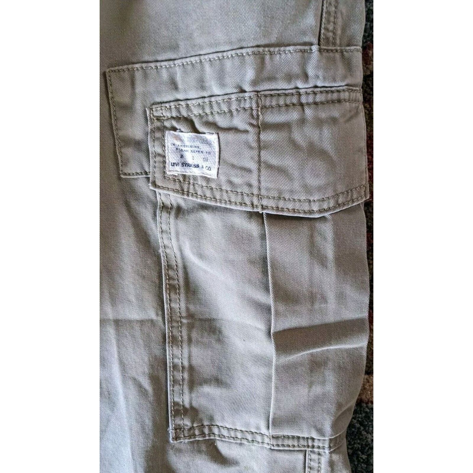 Levi's Vintage Levi's Pants Men's 36x32 Cargo Straight Grunge Y2K Size US 36 / EU 52 - 4 Thumbnail