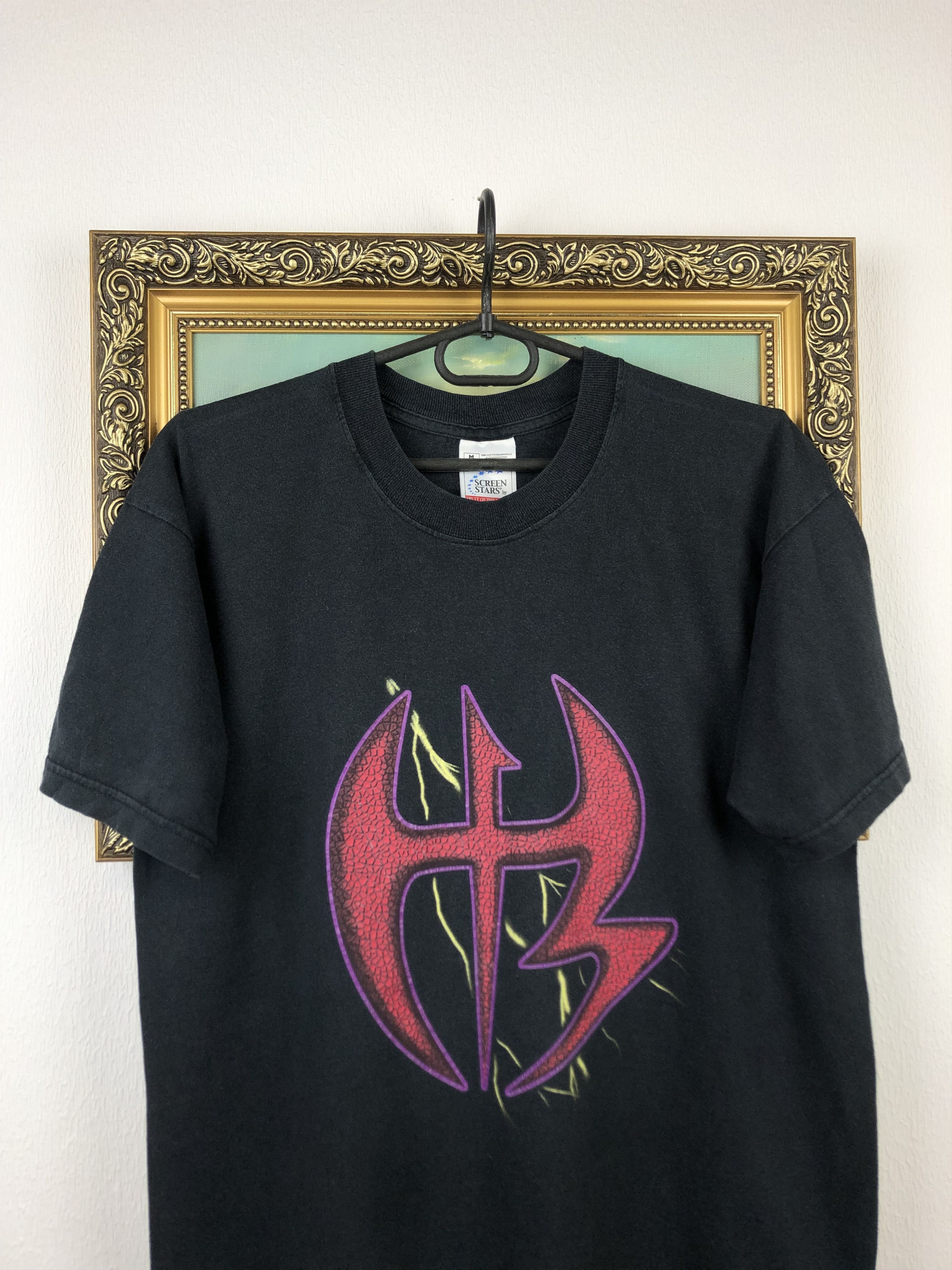 Vintage × WWE Vintage WWE Hardy Boyz Xtreme Not A Mood Lifestyle Shirt Tee Size US M / EU 48-50 / 2 - 2 Thumbnail