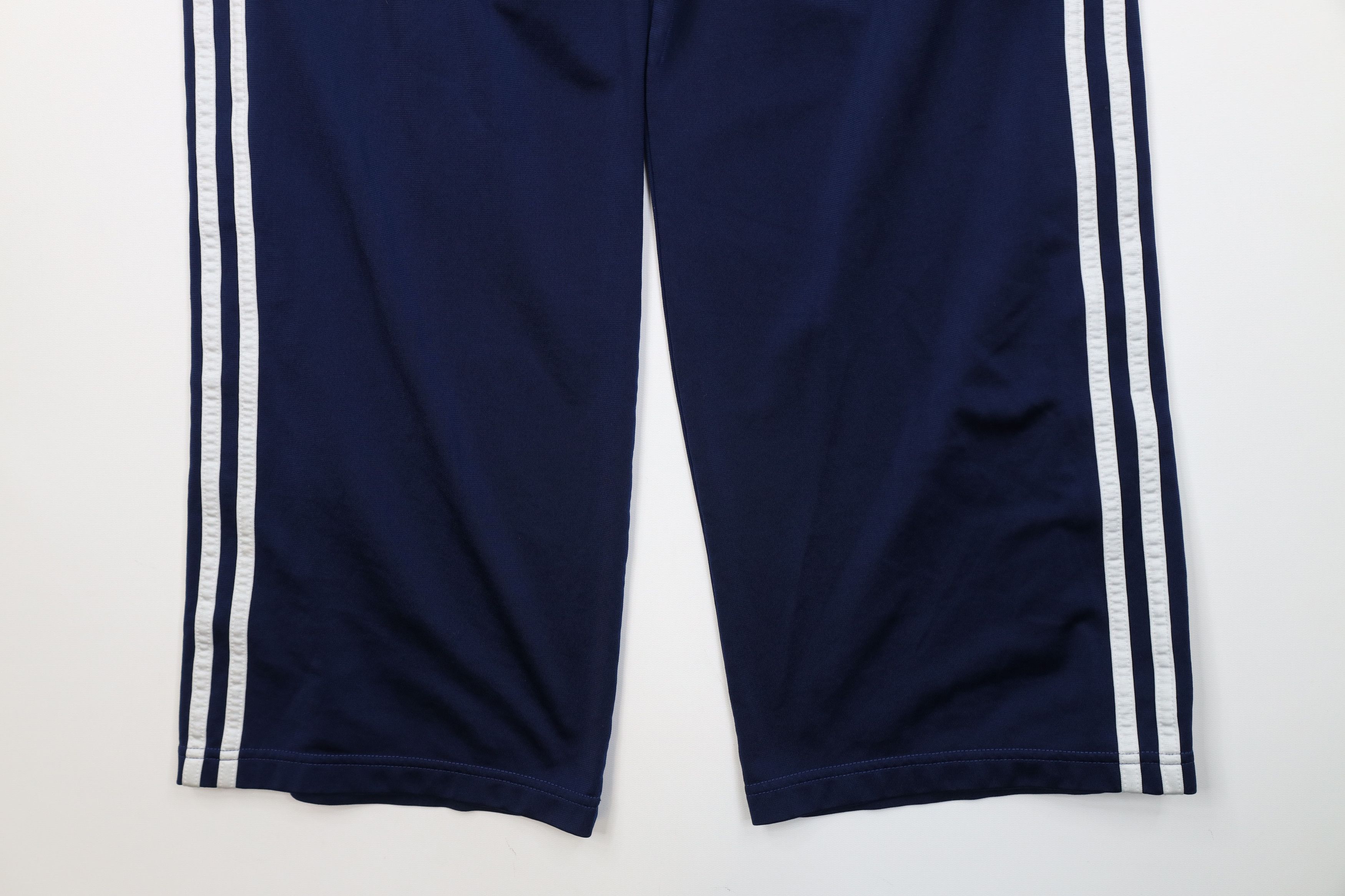 Adidas Vintage Adidas Spell Striped Tearaway Wide Leg Pants Blue Size US 32 / EU 48 - 4 Thumbnail