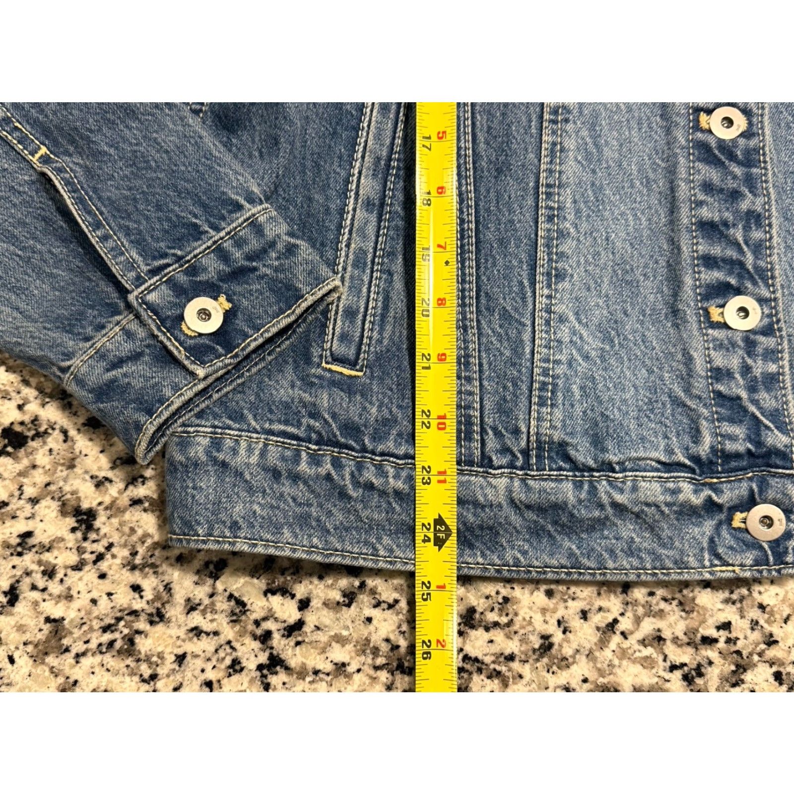 Anthropologie NWT Anthropologie Pilcro and the Letterpress Denim blue jacket size L Size L / US 10 / IT 46 - 2 Thumbnail
