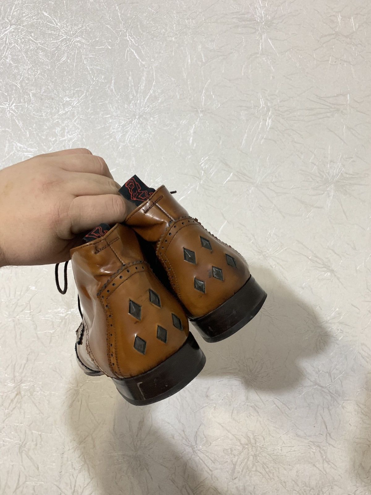 Genuine Leather × Jeffery West × Vintage Jeffery West ‘MUSE’ Vintage Men’s Leather Brown Boots Size US 11 / EU 44 - 6 Thumbnail