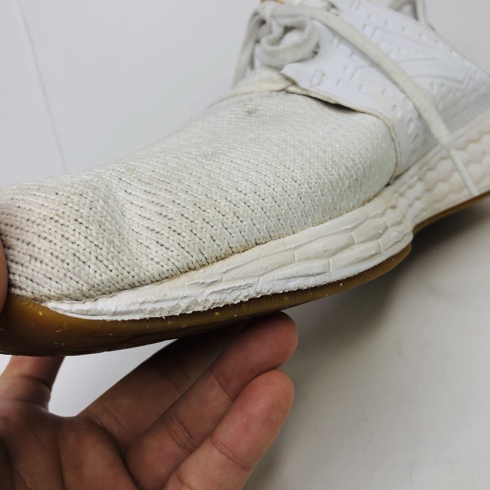 New Balance NB Fresh Foam Cruz V1 White Athletic Sneakers 14 Castlerock Size US 14 / EU 47 - 9 Thumbnail