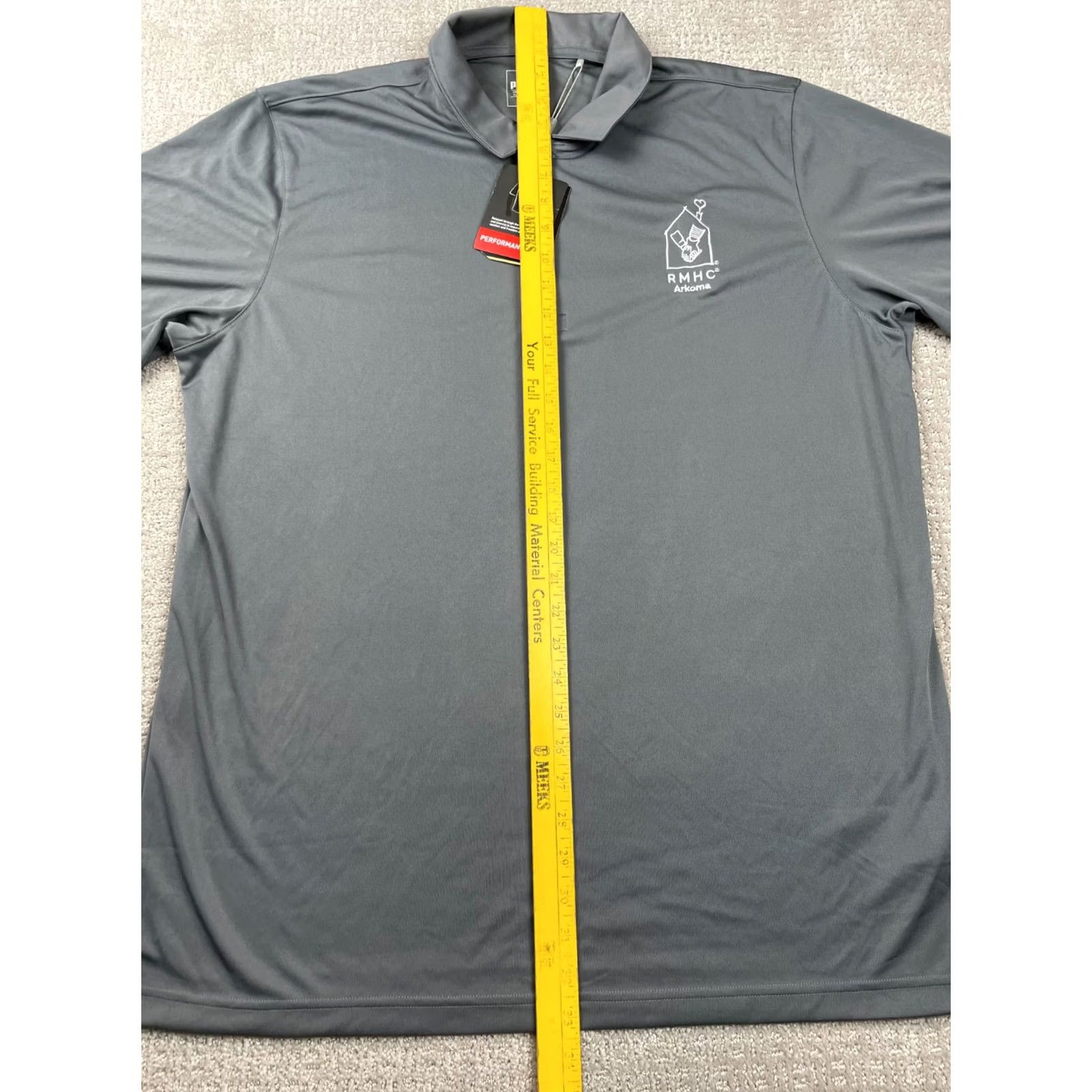 Puma PUMA Golf Polo Shirt Mens L Drycell Relaxed Performance Fit Gray Solid Logo Short Sleeve Collared Button Chest 48 in NWT Size US L / EU 52-54 / 3 - 2 Thumbnail