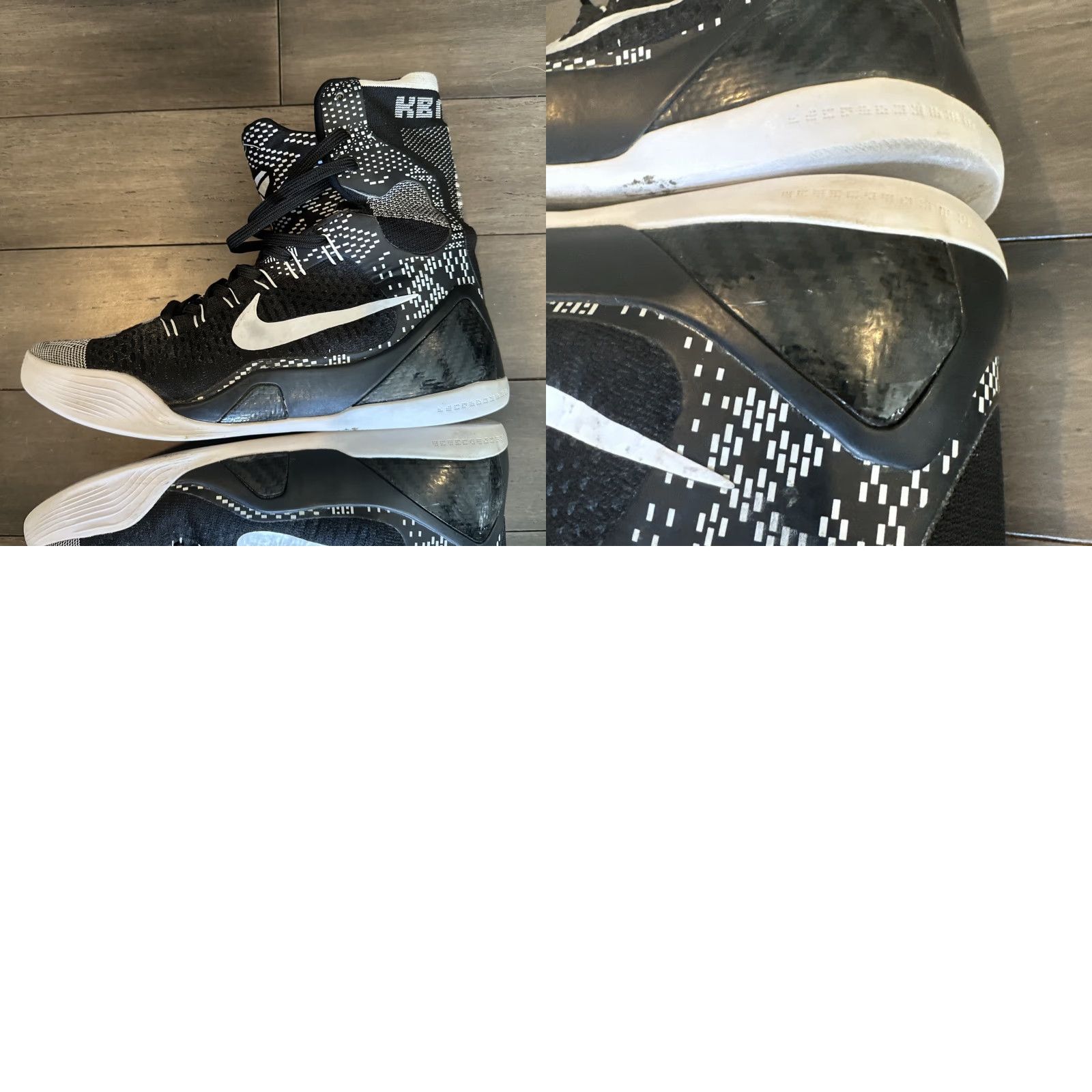 Nike Nike Kobe 9 IX Ninth Elite BHM Black History Month Mens Size 7.5 704304-010 Sneaker High Top Size US 8 / EU 41 - 9 Thumbnail