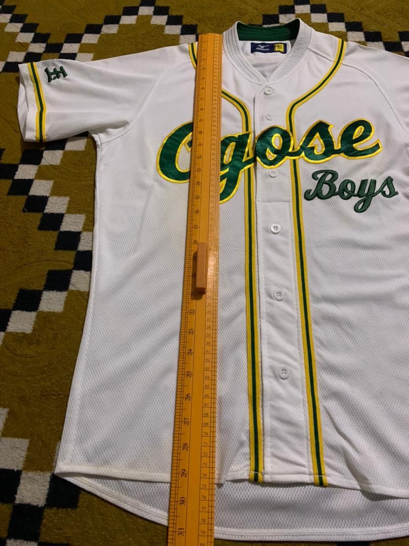 Japanese Brand ogose boys Japanese Baseball Jersey Mizuno Size US L / EU 52-54 / 3 - 6 Thumbnail