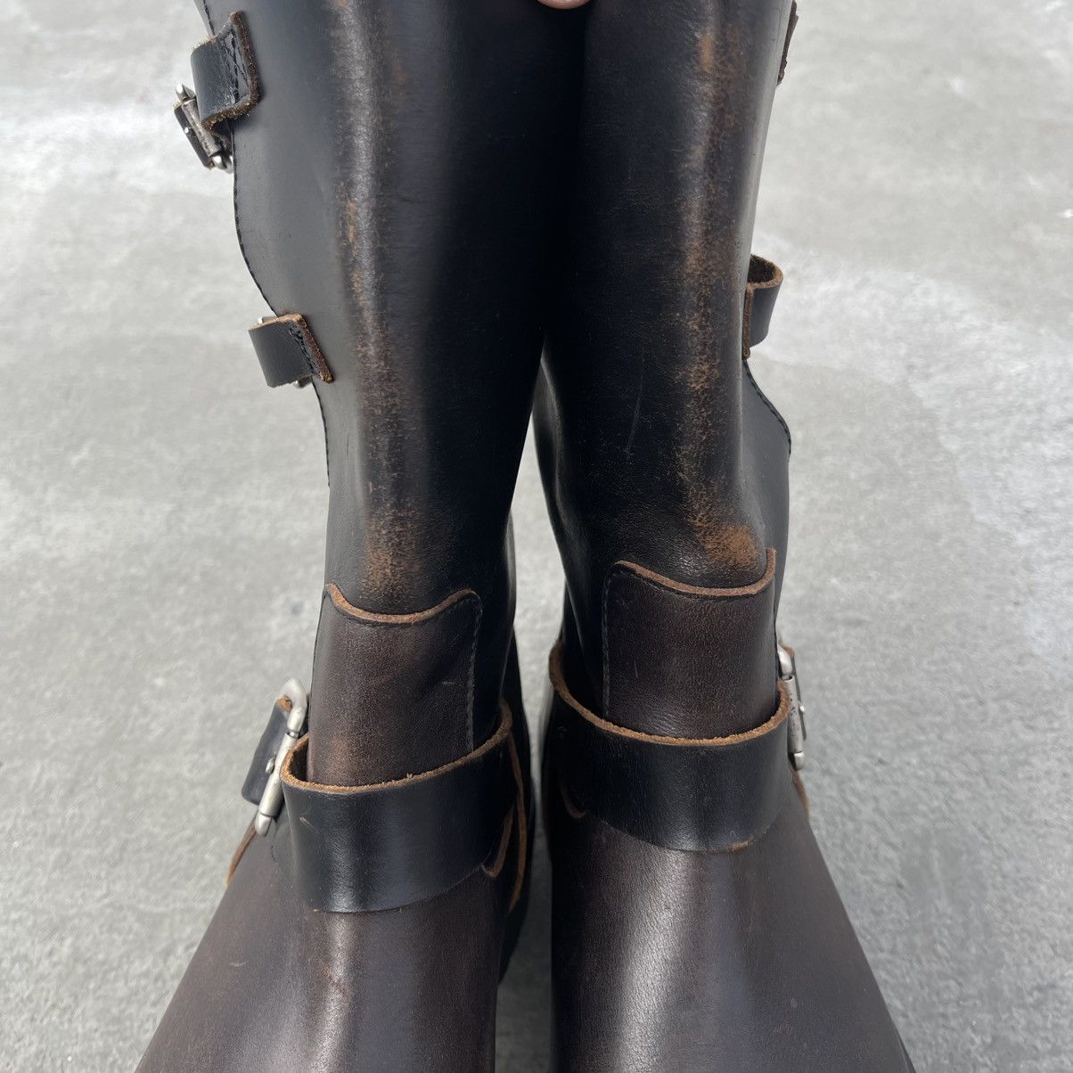 Y's Yohji Yamamoto Y’s Red Label Engineer Belted Buckle Boots Size US 8 / EU 41 - 6 Thumbnail