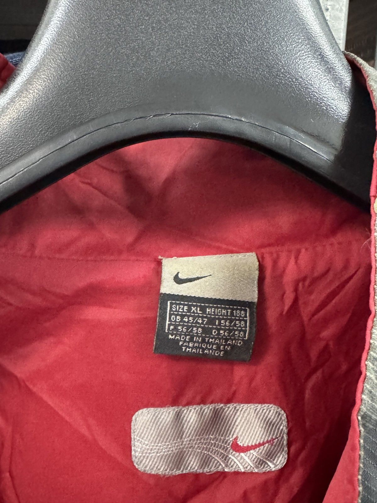 Nike Vintage 2000s Nike Hex Asymmetrical Side Zip Jacket Size US XL / EU 56 / 4 - 6 Thumbnail
