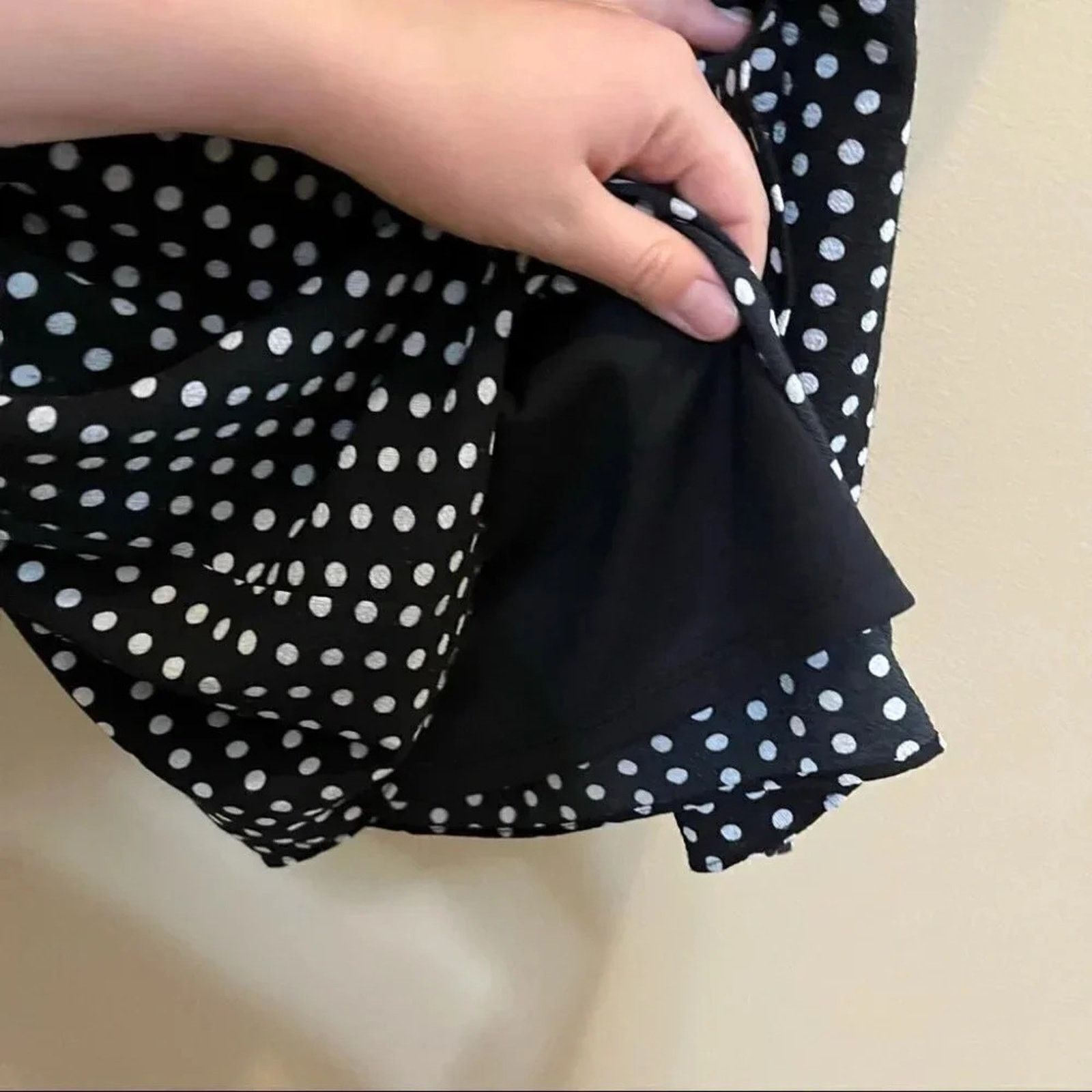 Apt. 9 Apt.9 Women's Fit & Flare V-Neck Polka Dot Dress Sz 8 Size M / US 6-8 / IT 42-44 - 11 Thumbnail