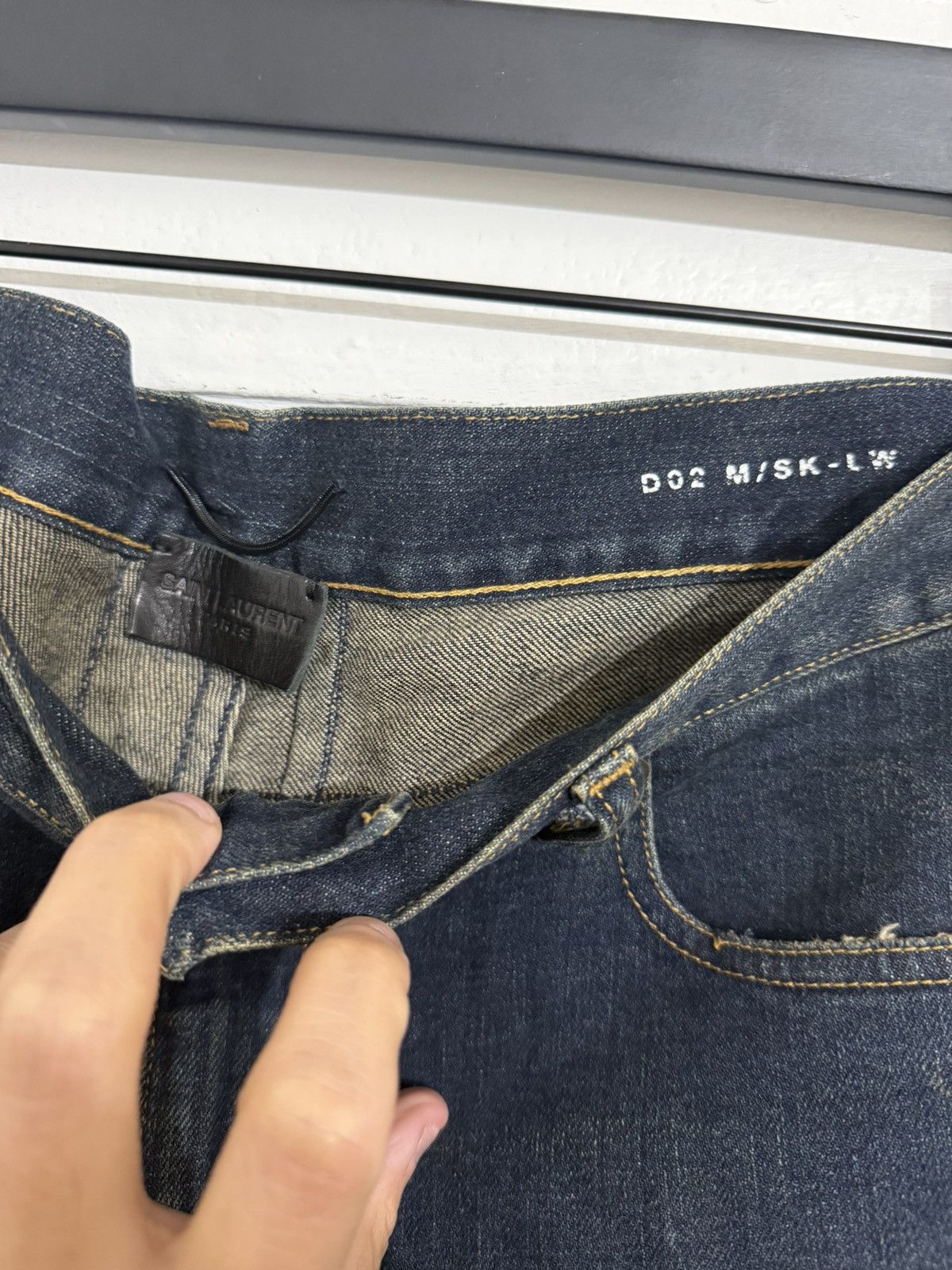 Saint Laurent Paris F/W16 Palladium Denim Size US 32 / EU 48 - 2 Thumbnail