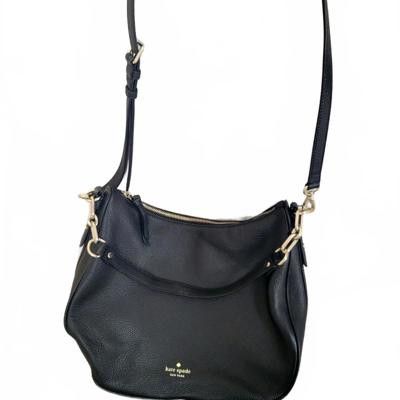 Kate Spade Kate Spade Black Pebbled Leather Hobo Shoulder Bag Size ONE SIZE - 1 Thumbnail