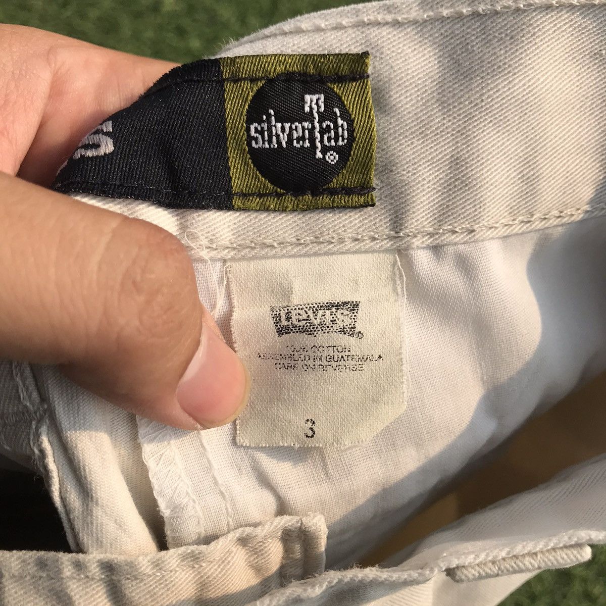 Levi's × Levi's Vintage Clothing Vintage 90s Levis Silver tab Cargo short pants Khakis model Size US 30 / EU 46 - 7 Thumbnail