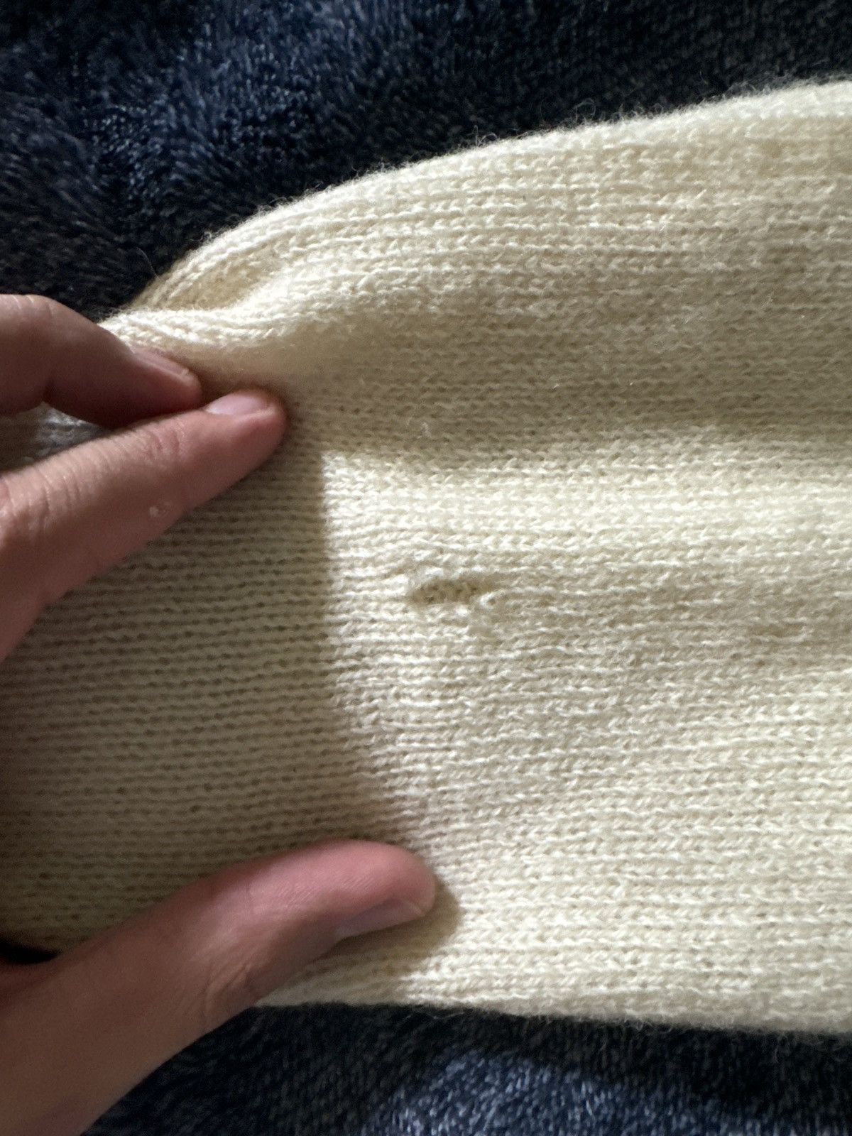 Vintage CREAM VINTAGE SWEATER Size US L / EU 52-54 / 3 - 5 Thumbnail