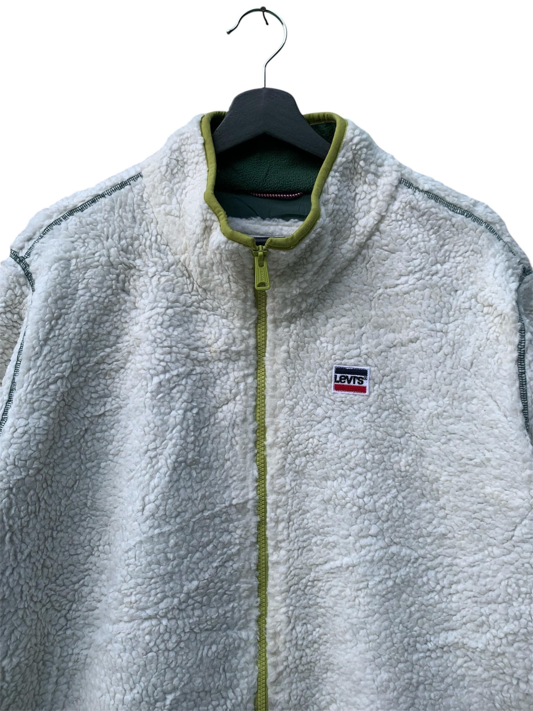 Levi's × Vintage Vintage Levis Fleece Sherpa Full Zipper Jacket Size US M / EU 48-50 / 2 - 5 Thumbnail