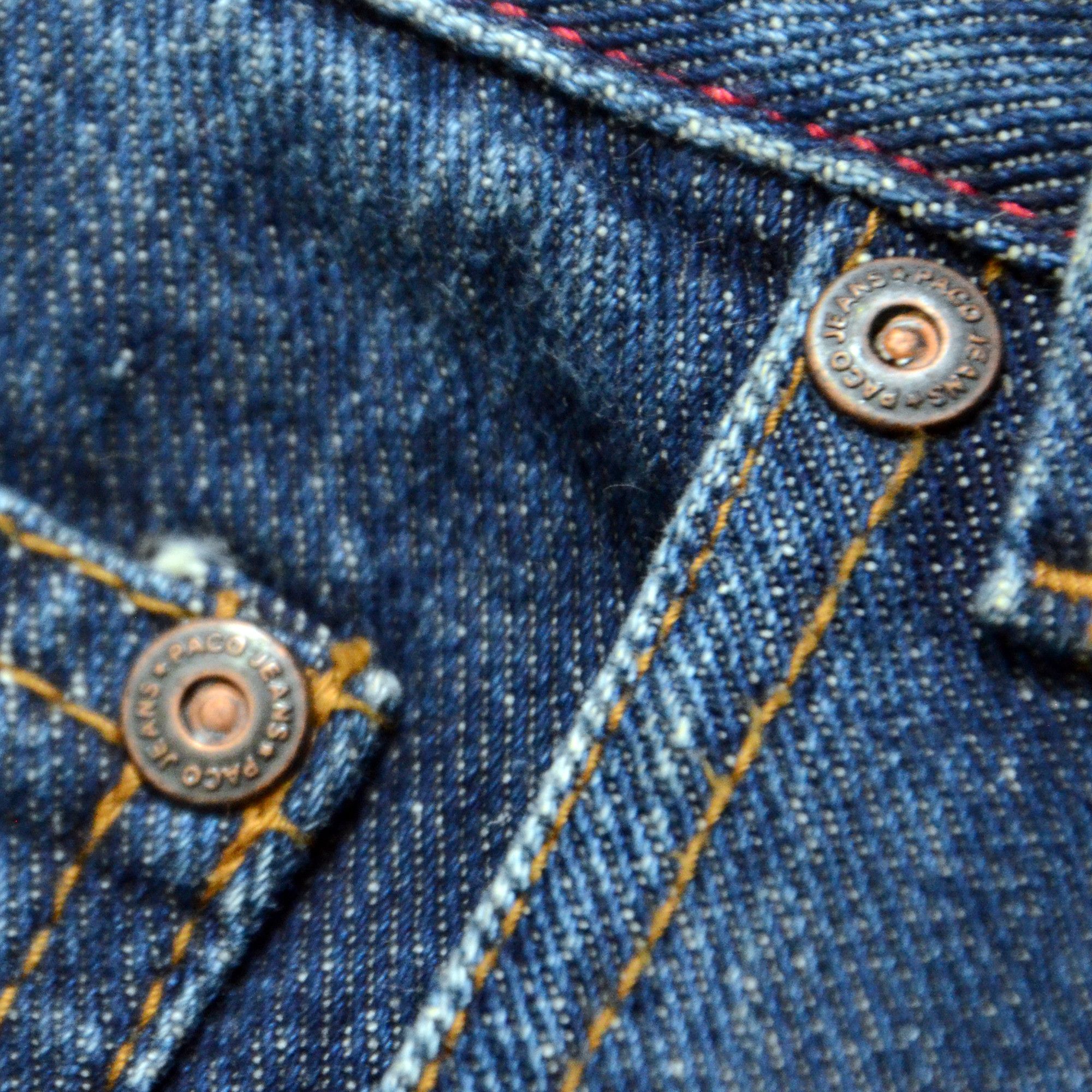 Other Le Paco Jeans New York Y2K Streetwear Regular Fit Size US 31 - 6 Thumbnail