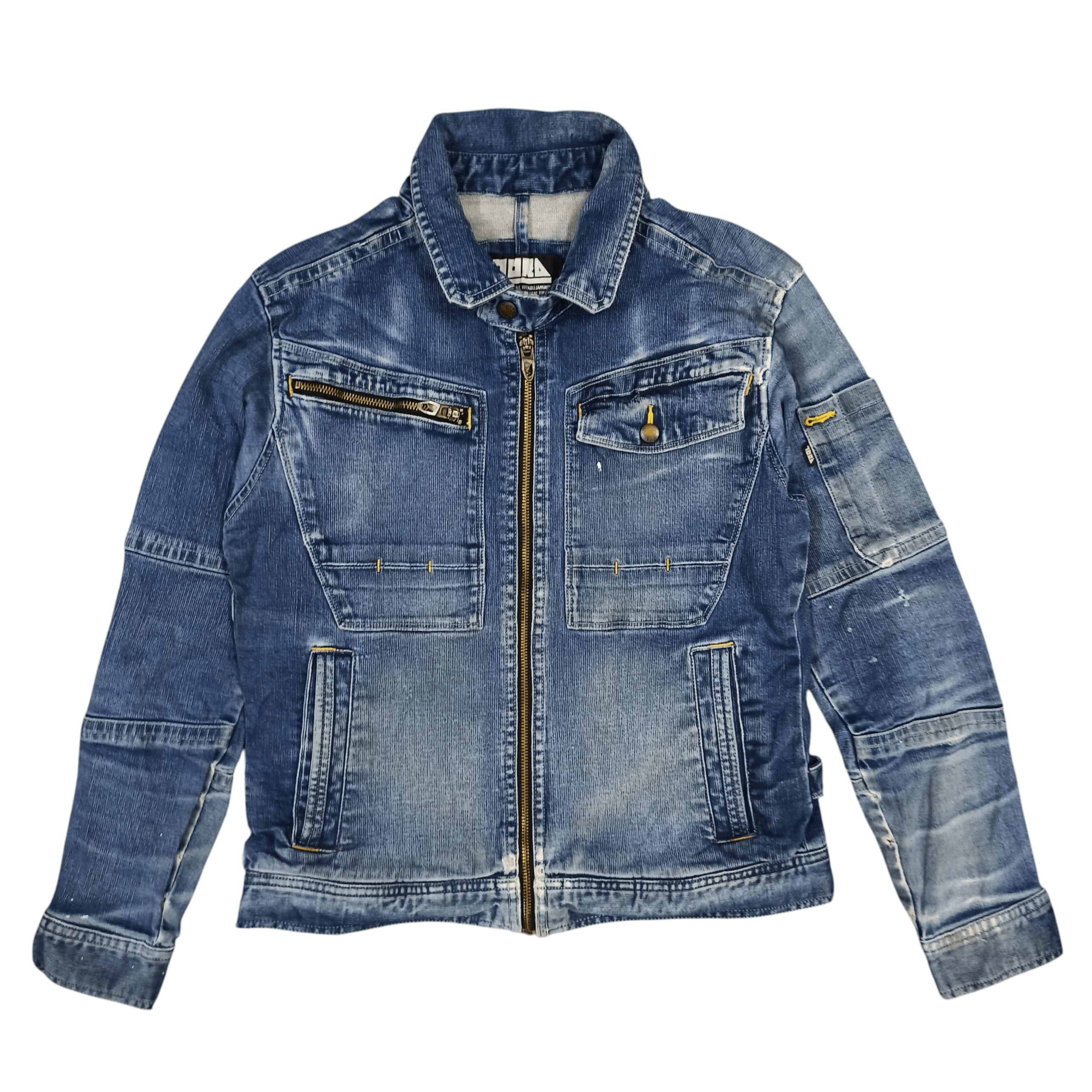 Japanese Brand 🔥Rare🔥 TORA Jacket Jeans Worker Japanese Brand Distressed Size US M / EU 48-50 / 2 - 1 Thumbnail