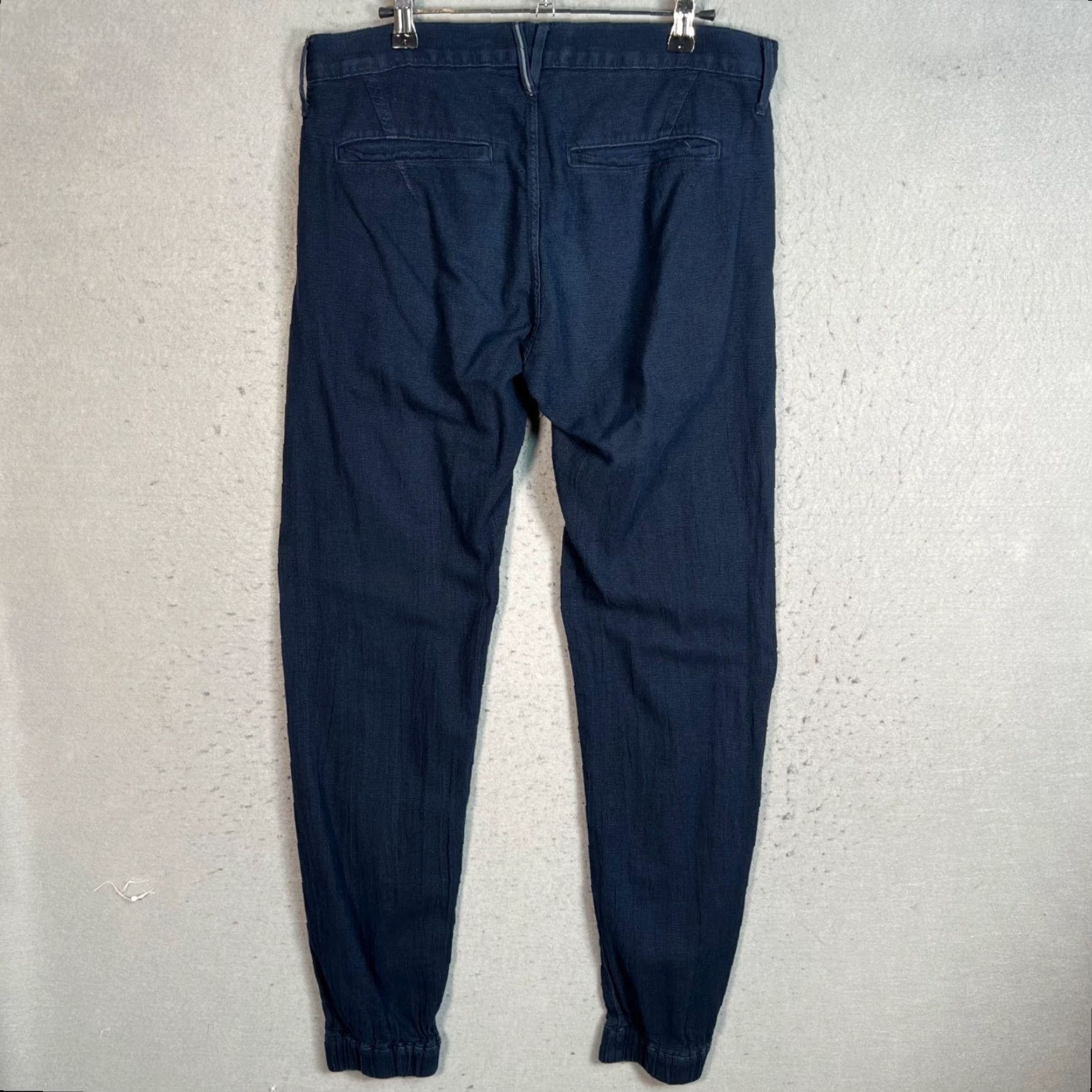 3x1 3x1 NYC Mens Navy Cotton Jogger Pants Medium Tapered Fit Casual Size US 31 - 2 Thumbnail