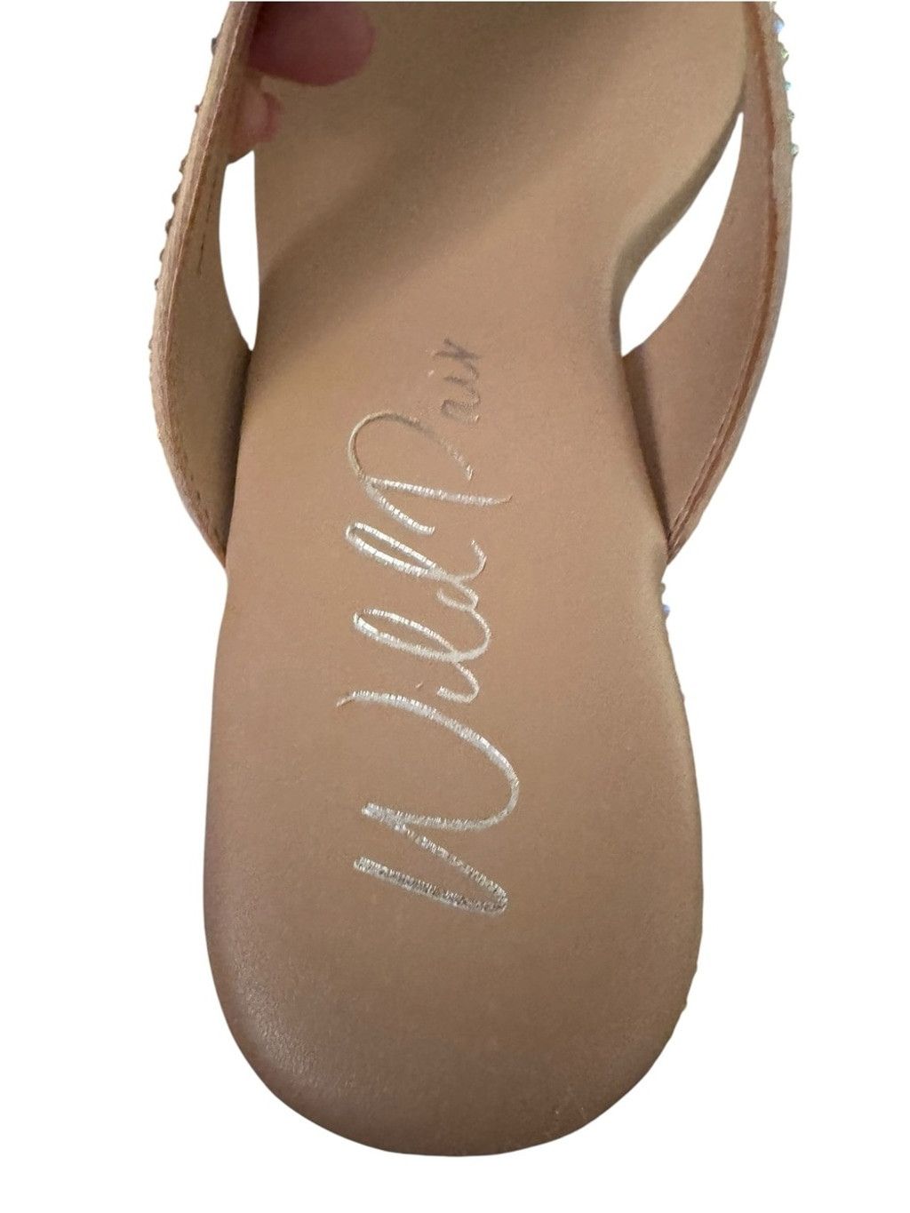 Wild Things Wild Pair Women's Loli Embellished Thong Platform Sandals Size US 7.5 / IT 37.5 - 4 Thumbnail