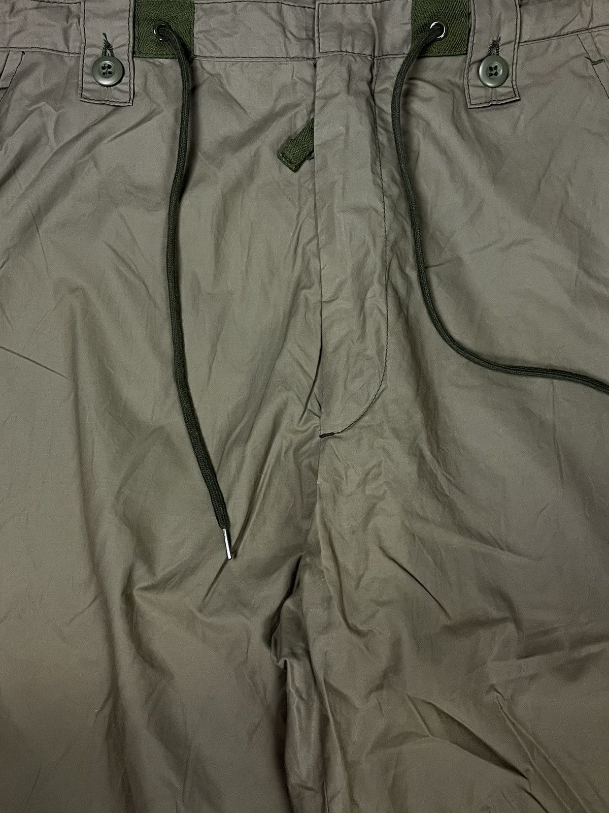 Helmut Lang Helmut Lang - 90’s Olive Synthetic Pants Size US 32 / EU 48 - 2 Thumbnail