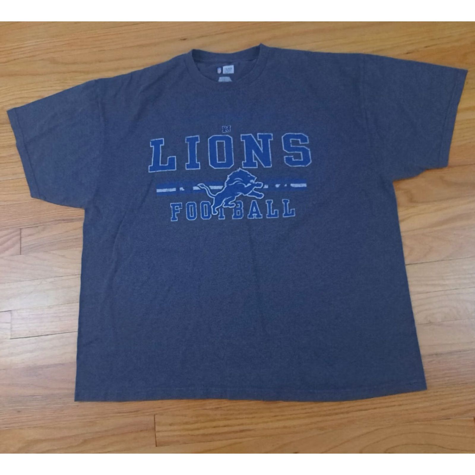 NFL VINTAGE Detroit Lions Football Printed 2XL Team NFL T-Shirt Black Size US XXL / EU 58 / 5 - 2 Thumbnail