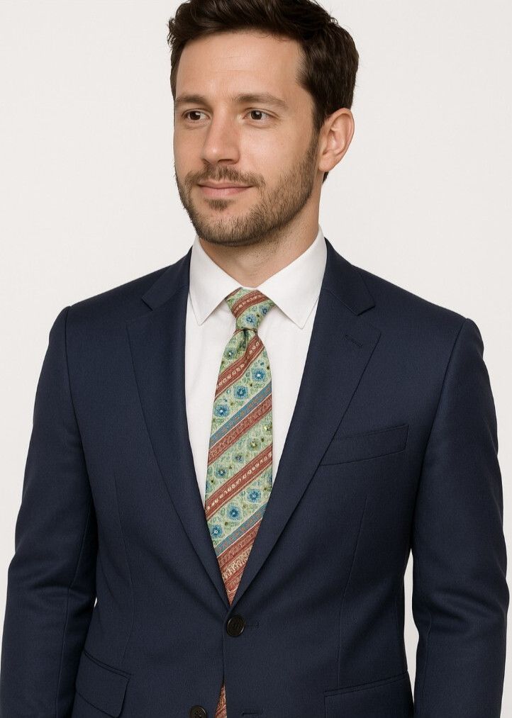 Kenzo Kenzo Men Accessories Floral Tie Made In Italy Size ONE SIZE - 2 Thumbnail