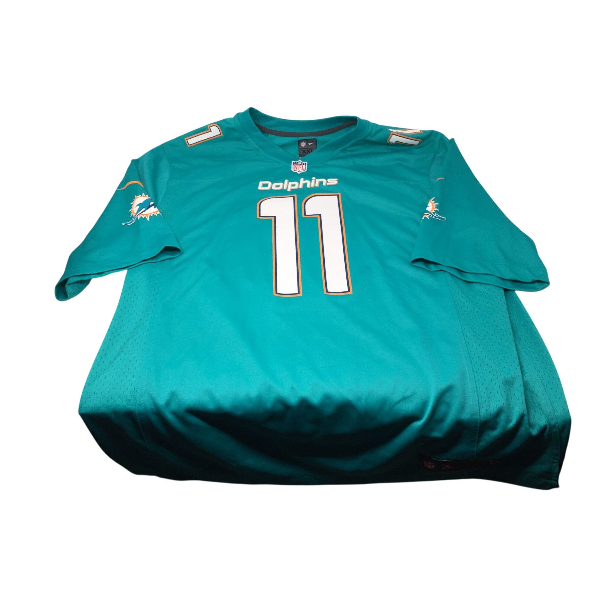 Nike Vintage Nike Miami Dolphins Mike Wallace #11 Football Jersey Size US XXL / EU 58 / 5 - 3 Thumbnail