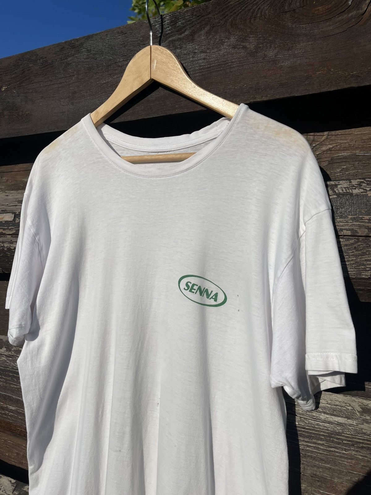 Formula 1 90’s Senna Vintage Formula 1 racing tee distressed Size US XL / EU 56 / 4 - 4 Thumbnail