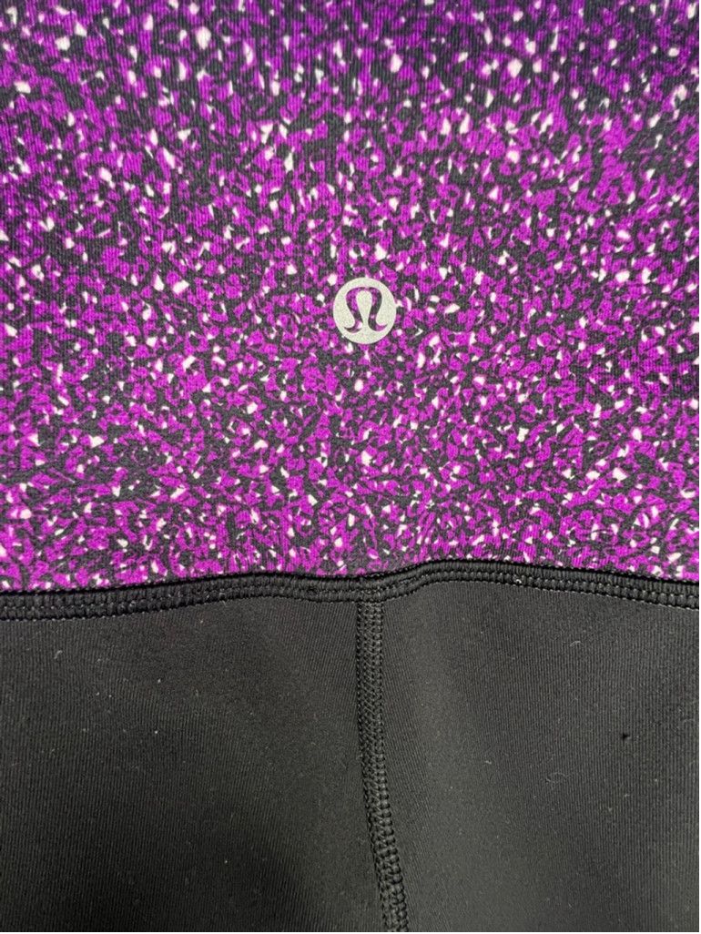 Lululemon Lululemon Purple And Black Groove Pants With Static Waist Size 30" / US 8 / IT 44 - 4 Thumbnail