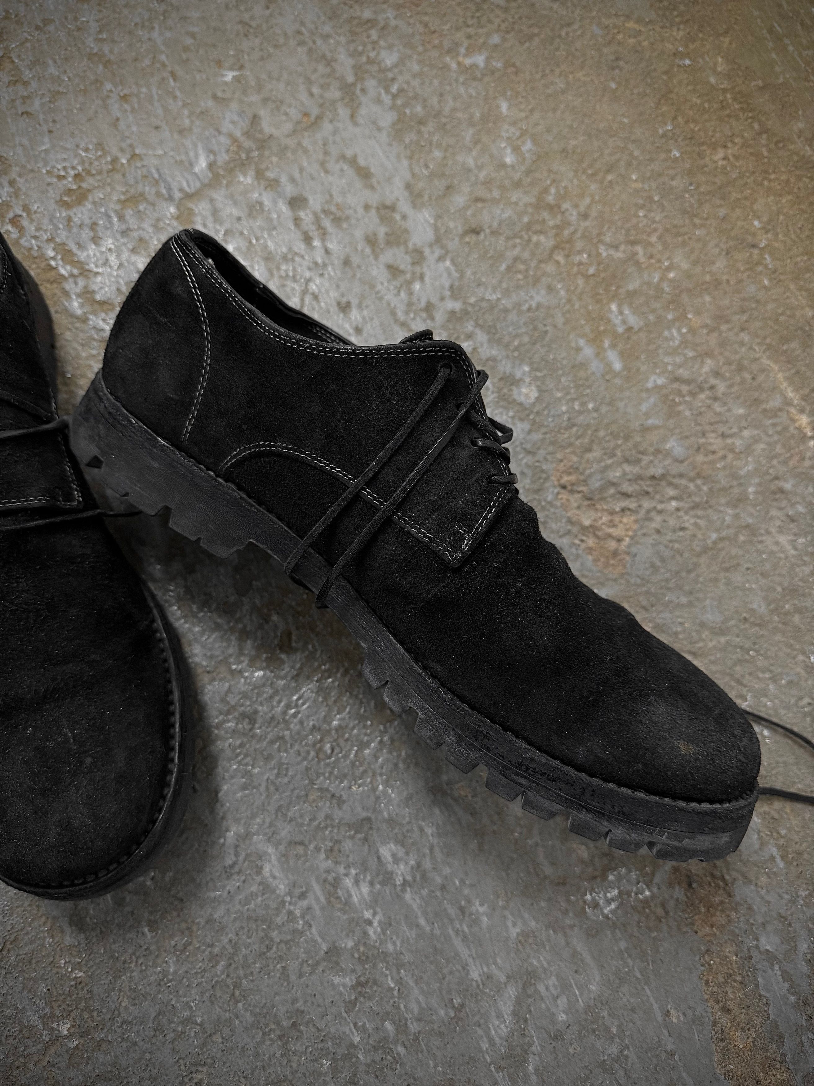Guidi GUIDI '792V' Full-grain Reverse Horse Leather Derbies Size US 12 / EU 45 - 4 Thumbnail