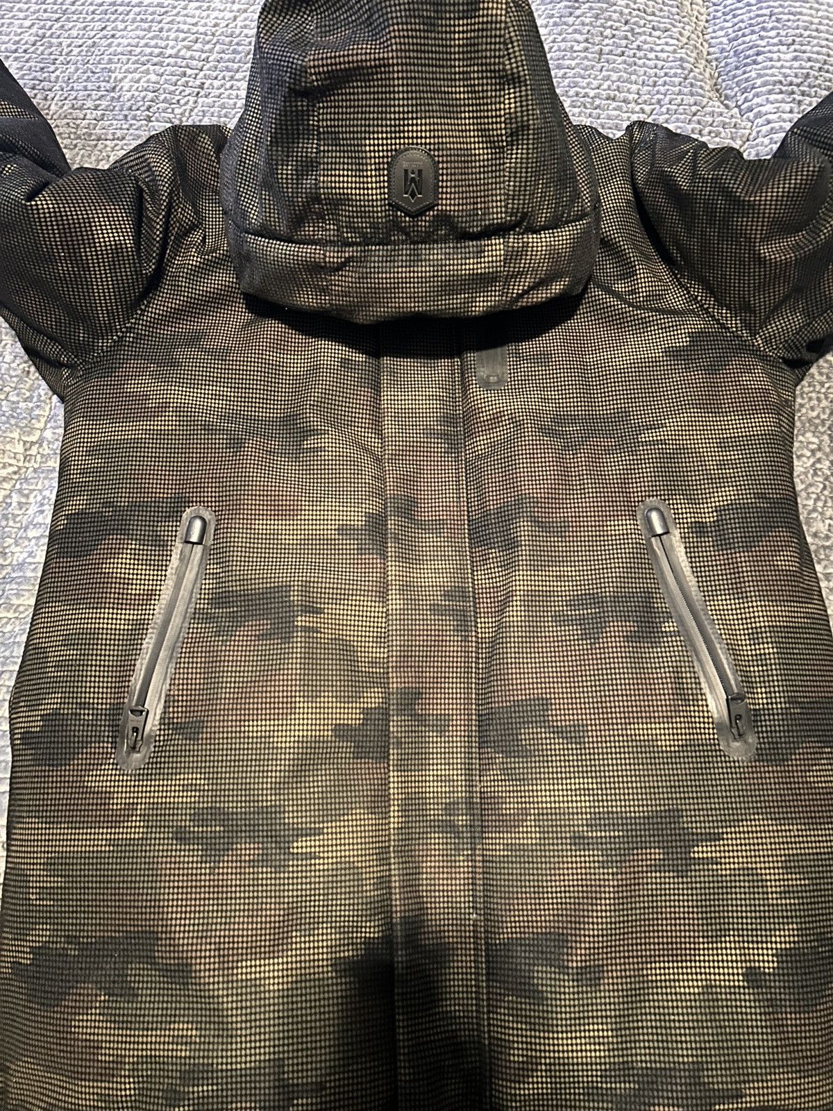 Mackage Mackage Chano-N Grid Camo Down Parka Jacket – XL / 44 – Rare Size US XL / EU 56 / 4 - 2 Thumbnail
