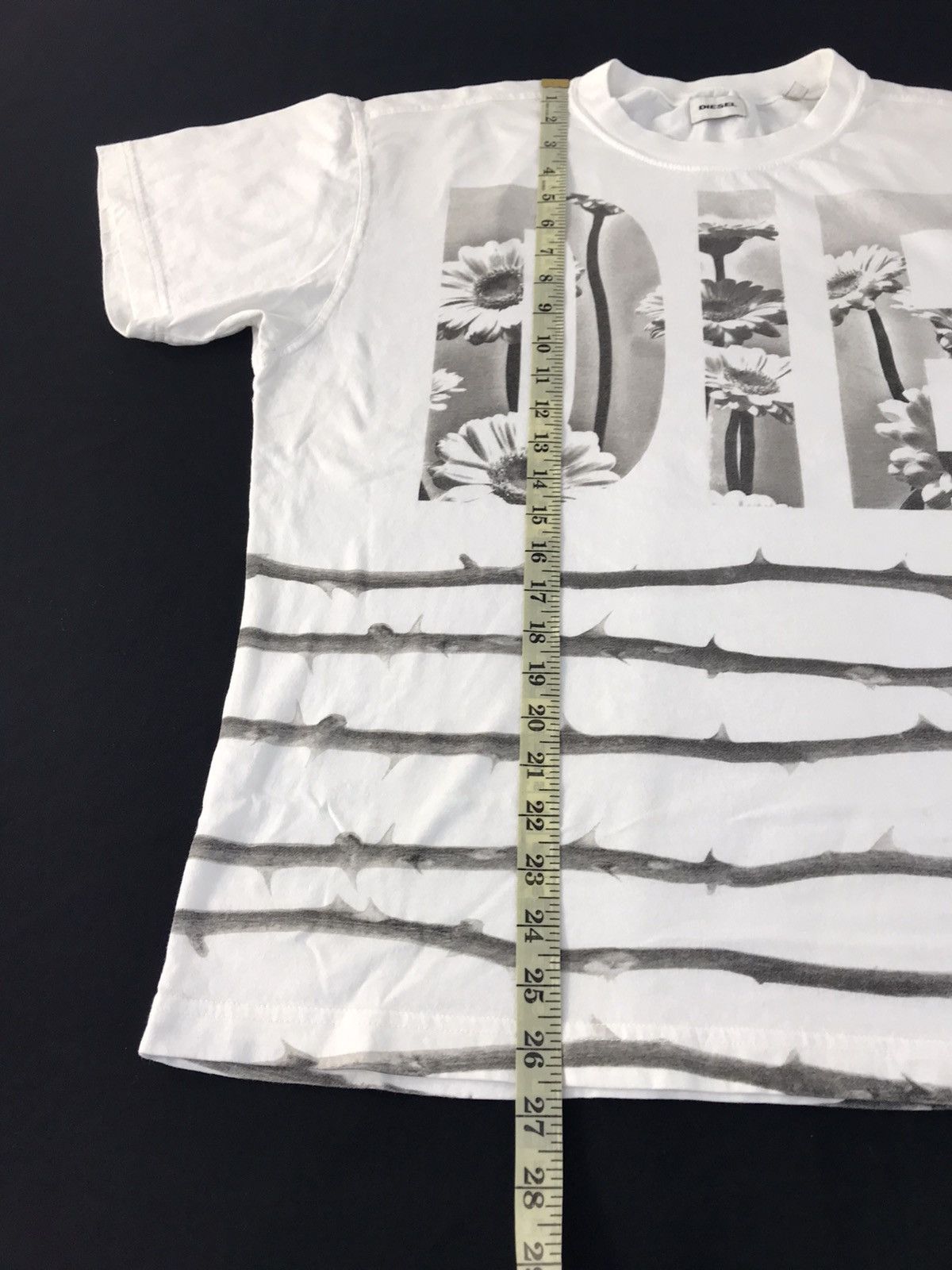 Diesel Hype Diesel Spell Out Floral Art Motif Tee Size US L / EU 52-54 / 3 - 11 Thumbnail