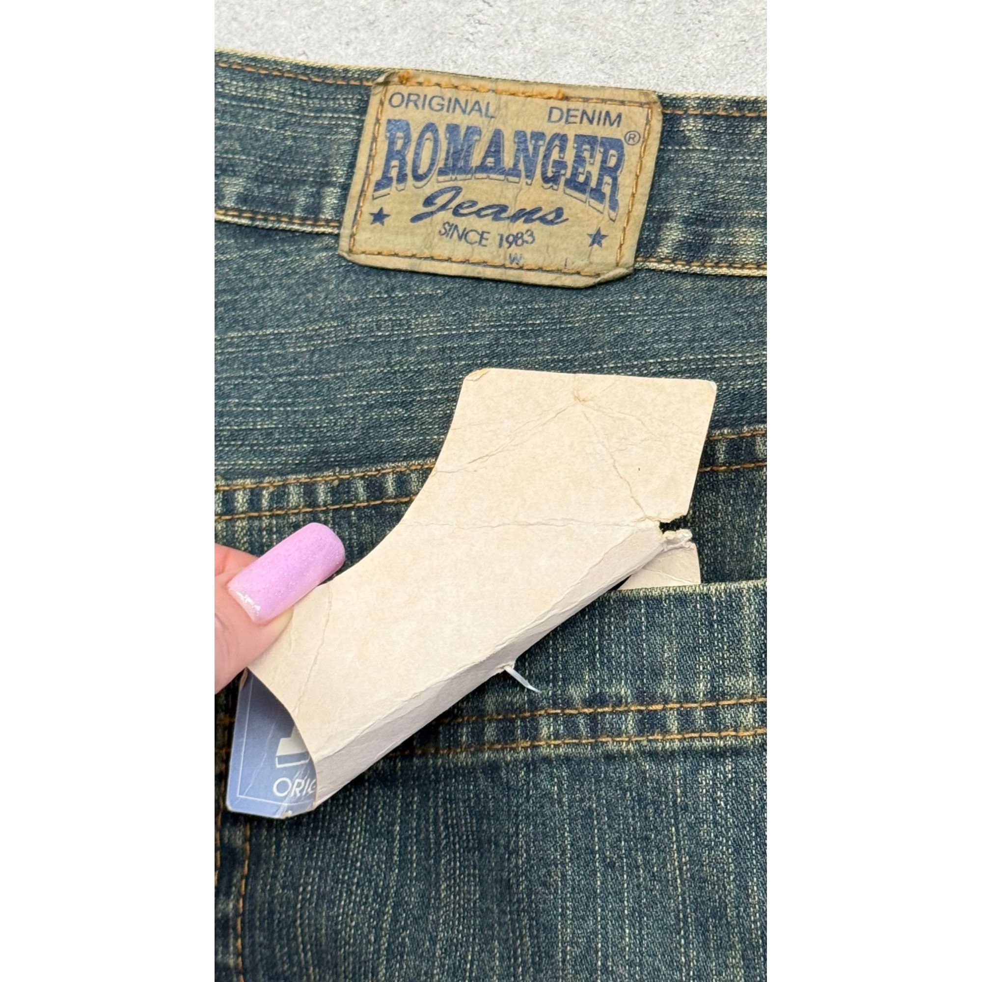 Other Vintage Romanger 502 Denim Jorts – Y2K Baggy Skater Shorts Size US 32 / EU 48 - 4 Thumbnail