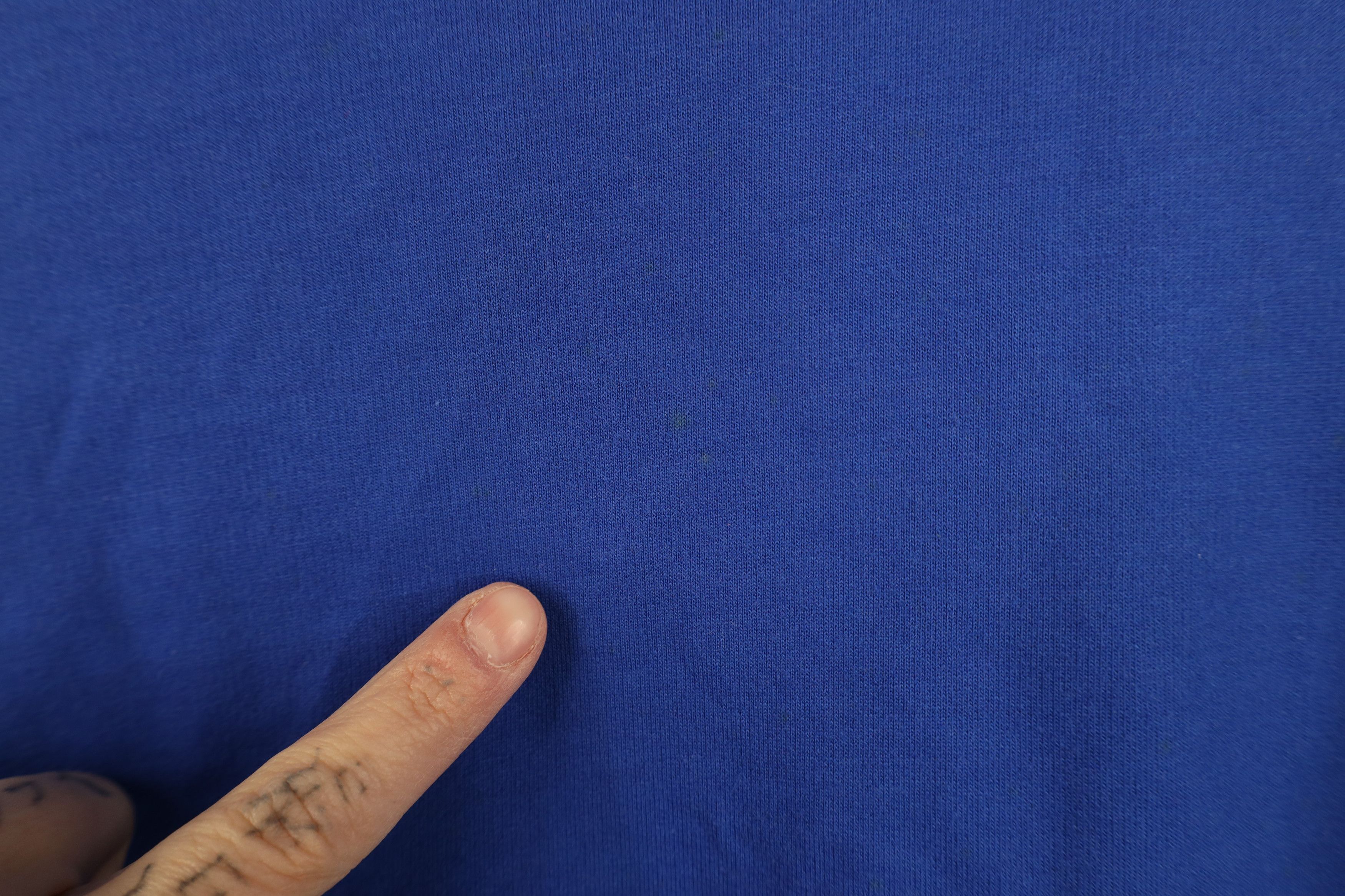 Vintage Vintage 90s Streetwear Lightweight Flower Sweatshirt Blue Size L / US 10 / IT 46 - 12 Thumbnail