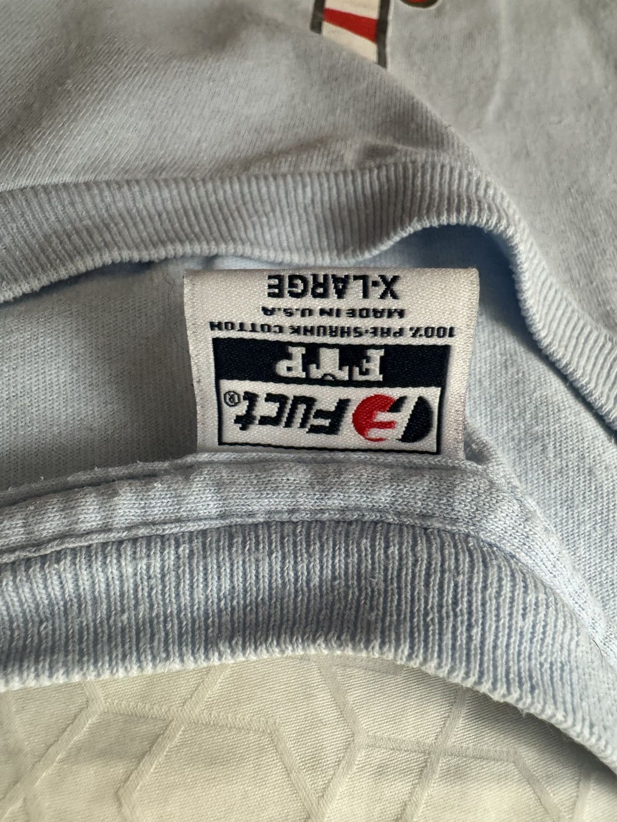 FUCT × Fuck The Population Fuct FTP Baby Blue Tee Size US XL / EU 56 / 4 - 3 Thumbnail