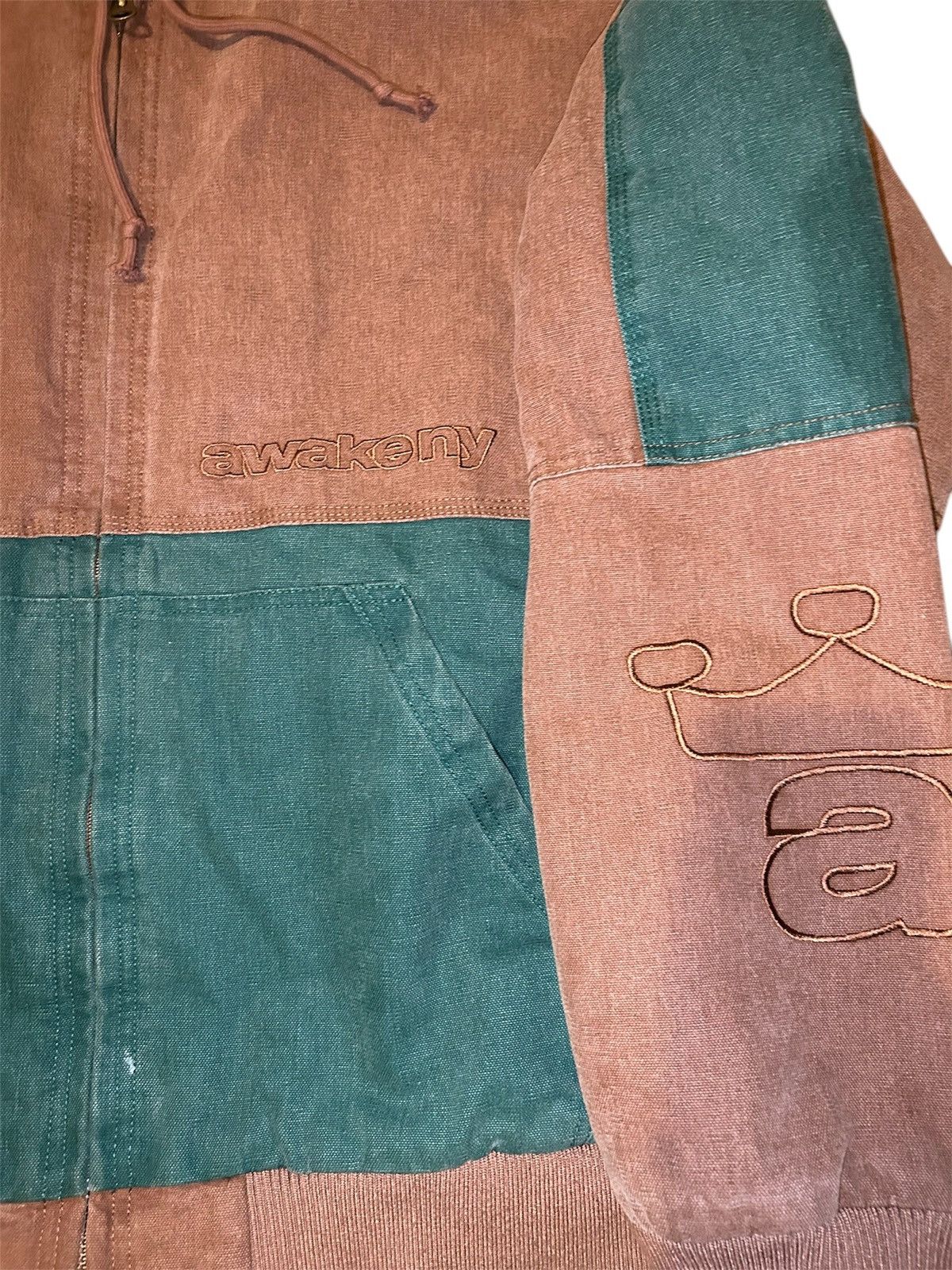 Awake NY Contrast Canvas Work Jacket Size US XL / EU 56 / 4 - 4 Thumbnail