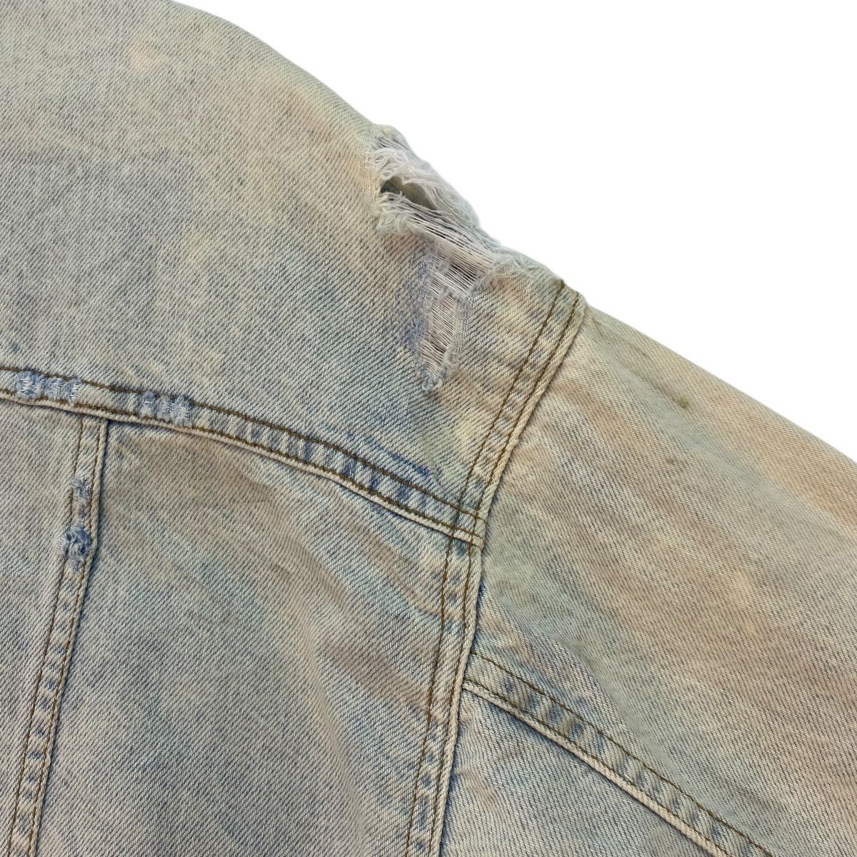 Zara 💥Zara Denim Man Distressed Jacket Size US M / EU 48-50 / 2 - 11 Thumbnail