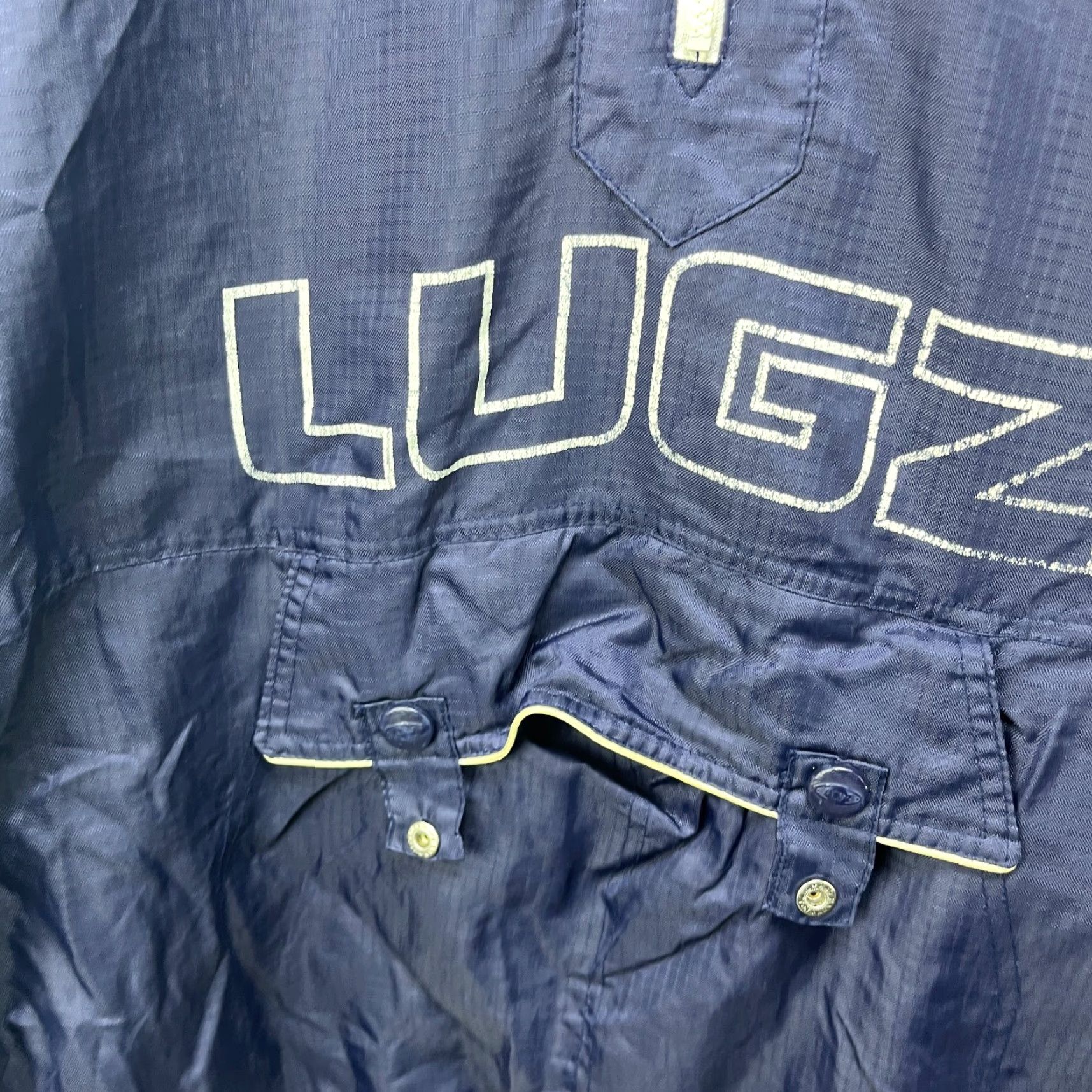 Polo Ralph Lauren VINTAGE Lugz Baggy Windbreaker Jacket M Blue Polo Ralph Lauren Vest Puffer Jacket Men Boy? Size US M / EU 48-50 / 2 - 3 Thumbnail