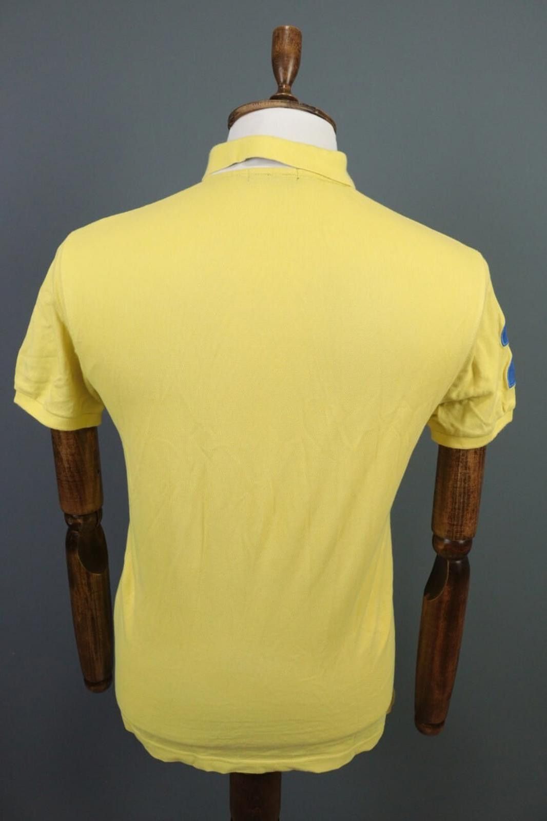 Designer Hackett London Yellow Short Sleeve Polo Shirt Size S Size US S / EU 44-46 / 1 - 9 Thumbnail