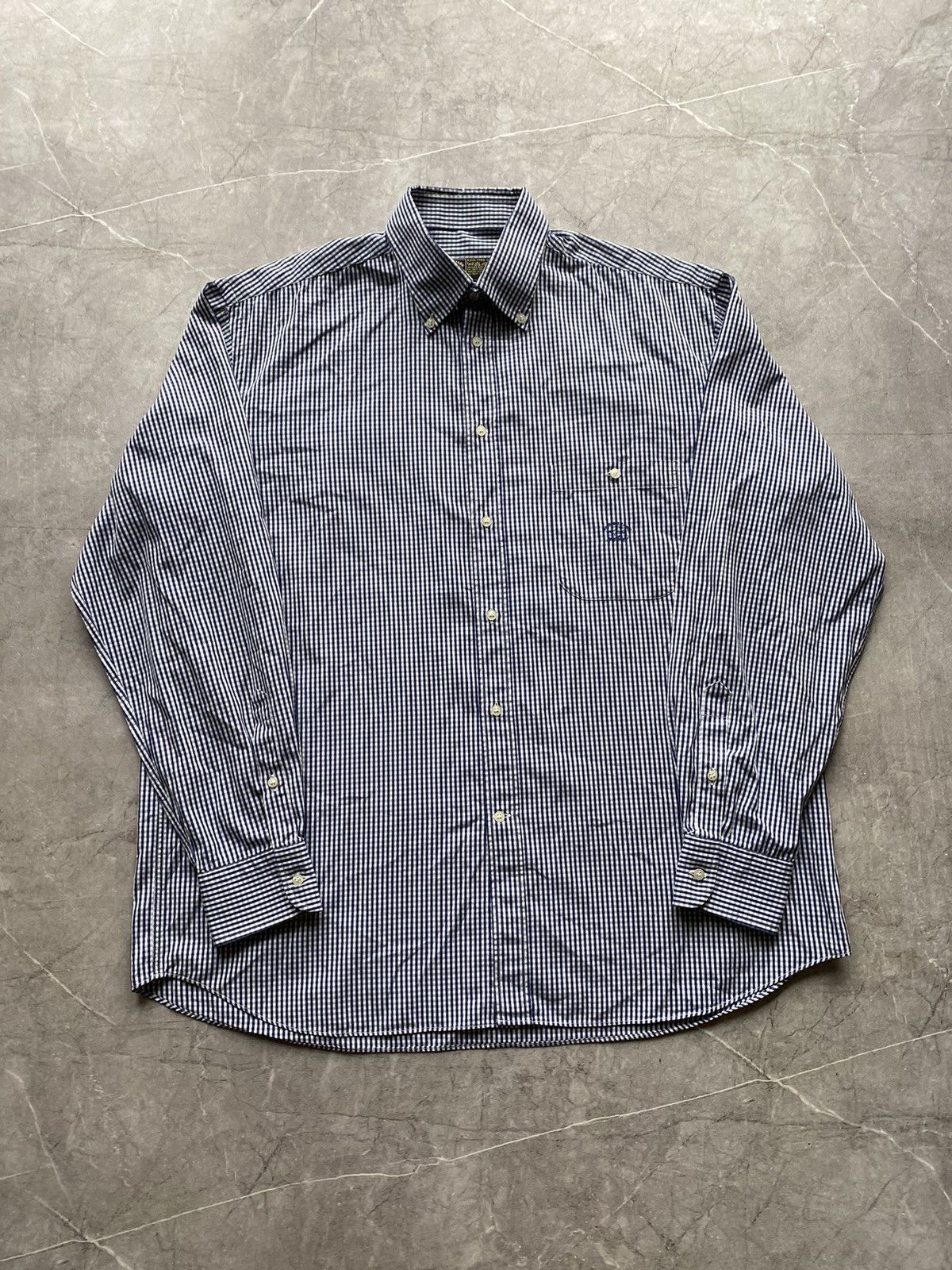 Paul & Shark Paul & Shark Yachting Geometric Shirt Button Made in Italy Size US XL / EU 56 / 4 - 2 Thumbnail