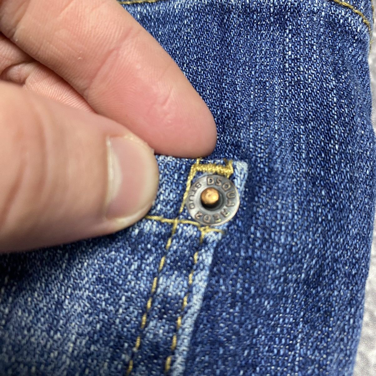 Dsquared2 Luxury Dsquared2 Hype y2k blue denim destressed style jeans Size US 30 / EU 46 - 19 Thumbnail