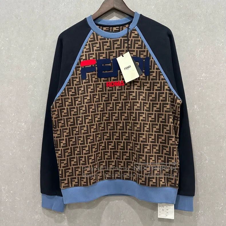 Fendi Fendi Double F Full-Printed Presbyopia Letter Logo Round C Size US M / EU 48-50 / 2 - 1 Thumbnail