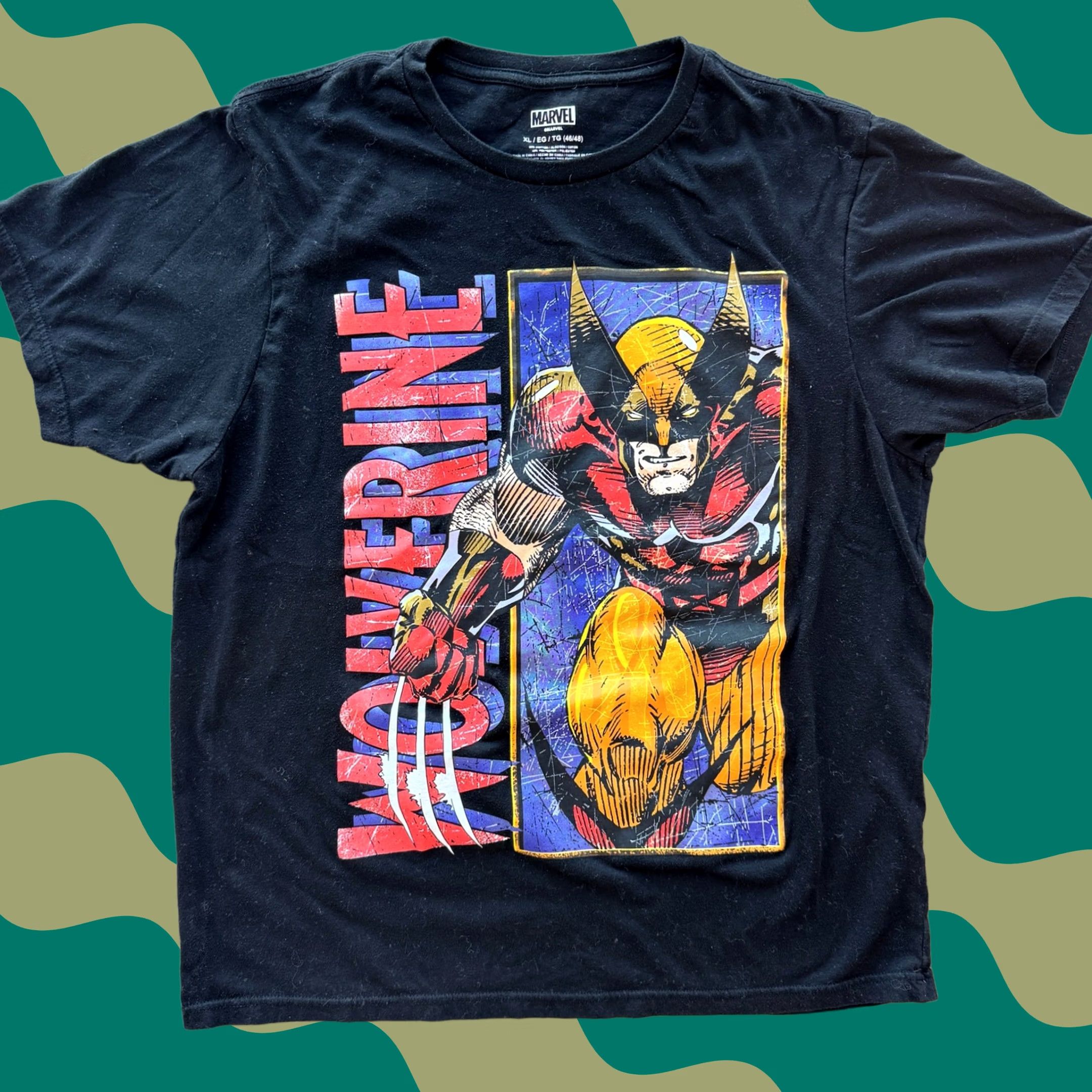 Vintage VINTAGE Wolverine Black Graphic Tee Men's XL Y2K Marvel Shirt Size US XL / EU 56 / 4 - 1 Thumbnail