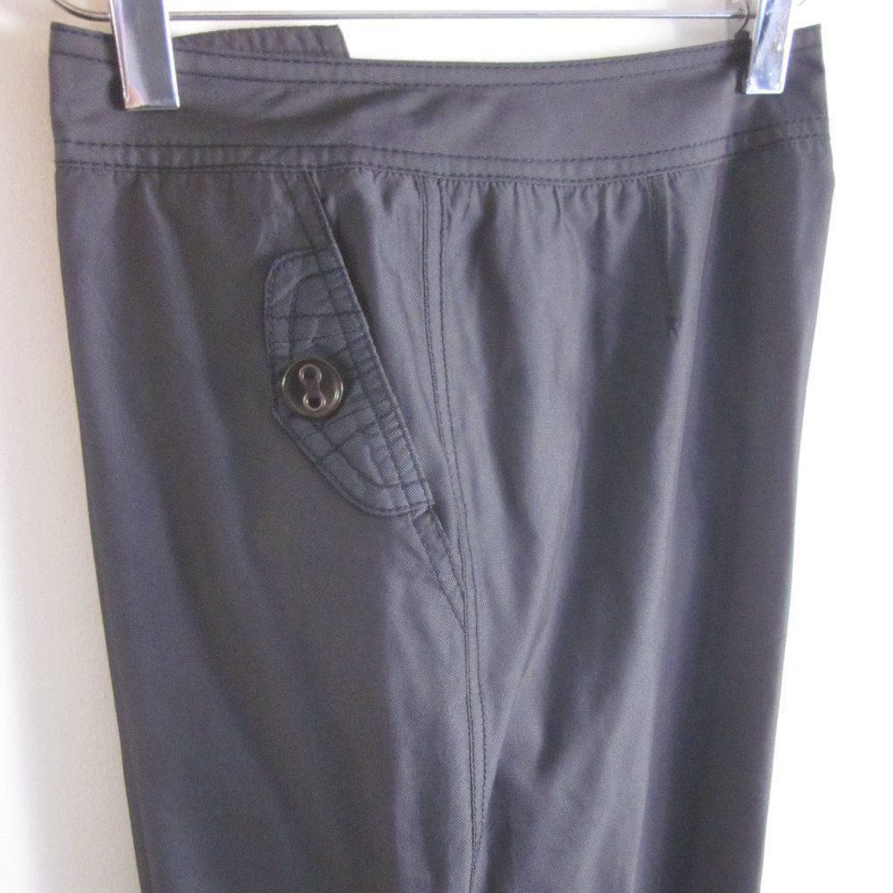 Carel Paris Gerard Darel Womens Crop Pants Size 38 (US 6) Dark Blue / G Size 27" / US 4 / IT 40 - 4 Thumbnail