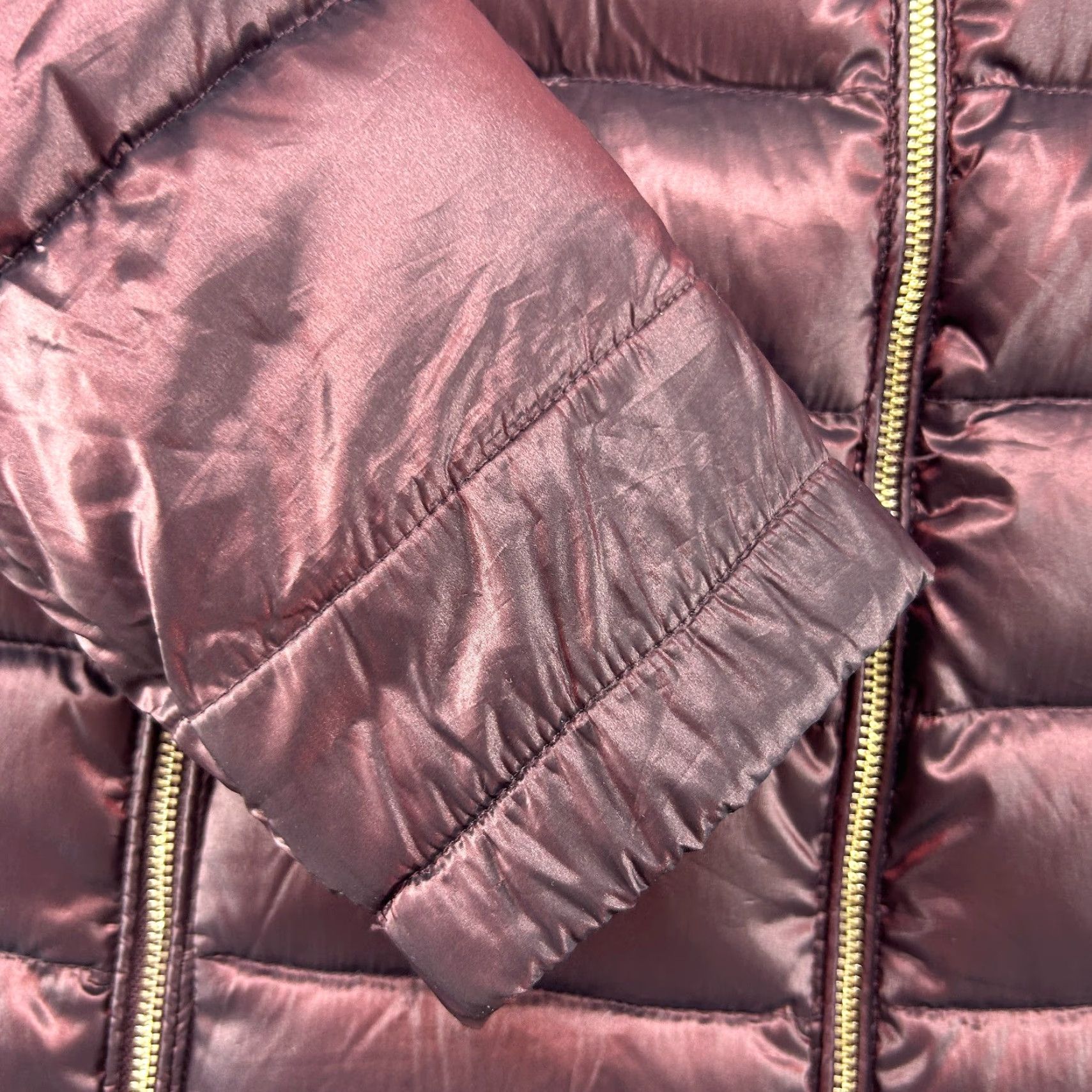 Andrew Marc Andrew Marc Jacket Womens XS Purple Hooded Puffer Down Metallic Premium Size XS / US 0-2 / IT 36-38 - 2 Thumbnail