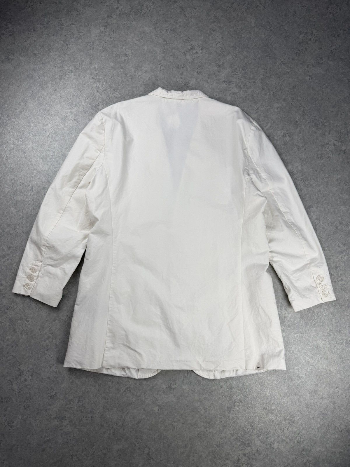 DENHAM Denham Jamie White Cotton Blazer Size L Size L / US 10 / IT 46 - 11 Thumbnail