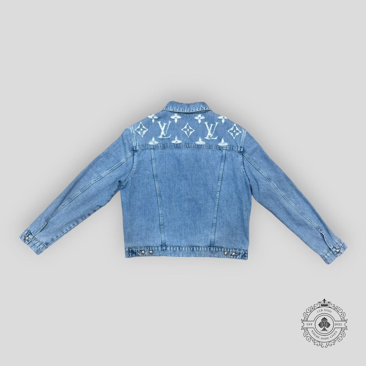 Louis Vuitton Louis Vuitton Denim Trucker Jacket Size US L / EU 52-54 / 3 - 1 Thumbnail